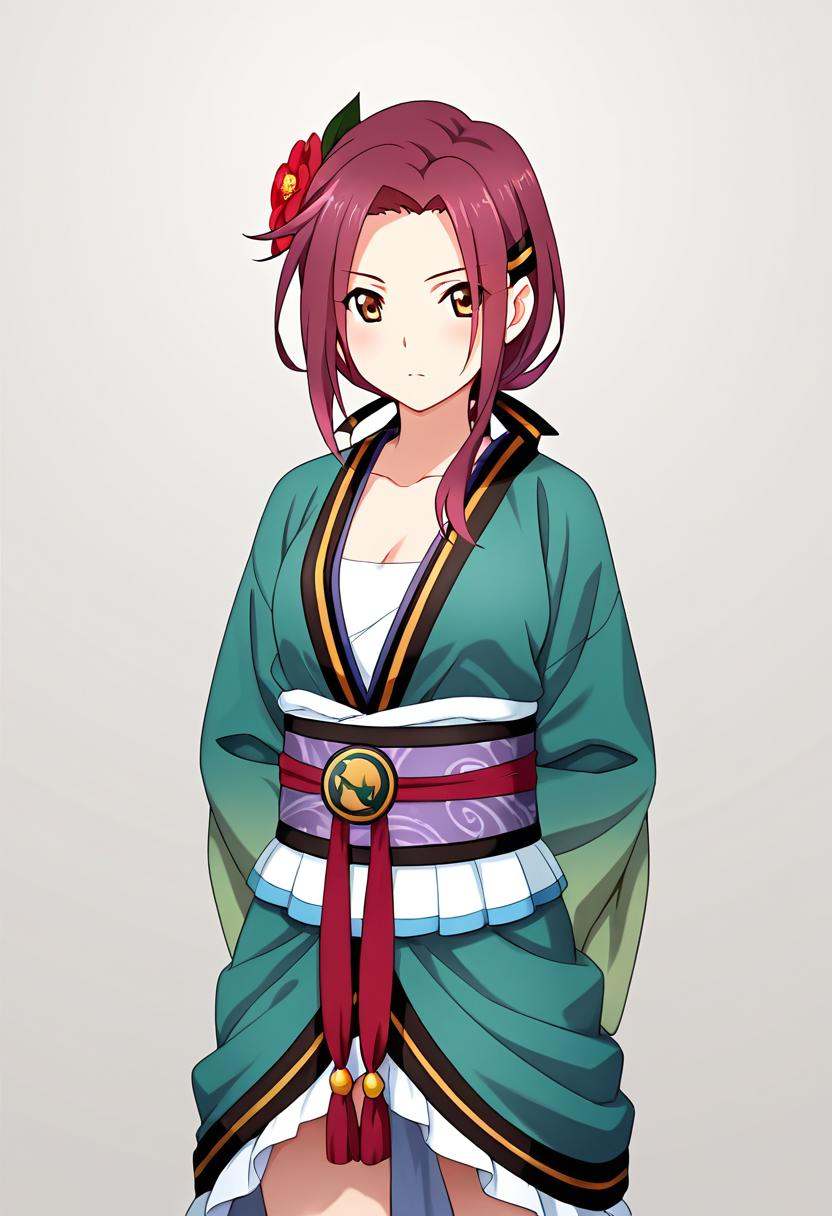 1girl,  tachiarairuka,  red hair on Tensor.Art