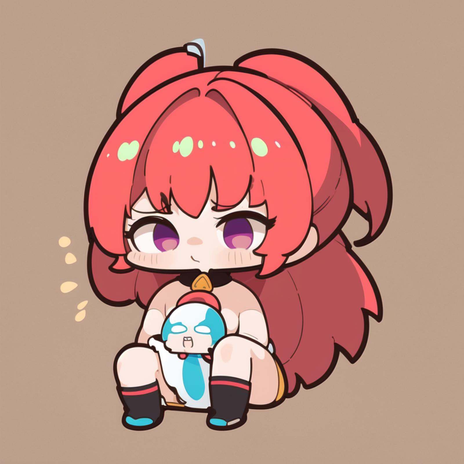 AGGA_ST019,  1girl,  chibi on Tensor.Art