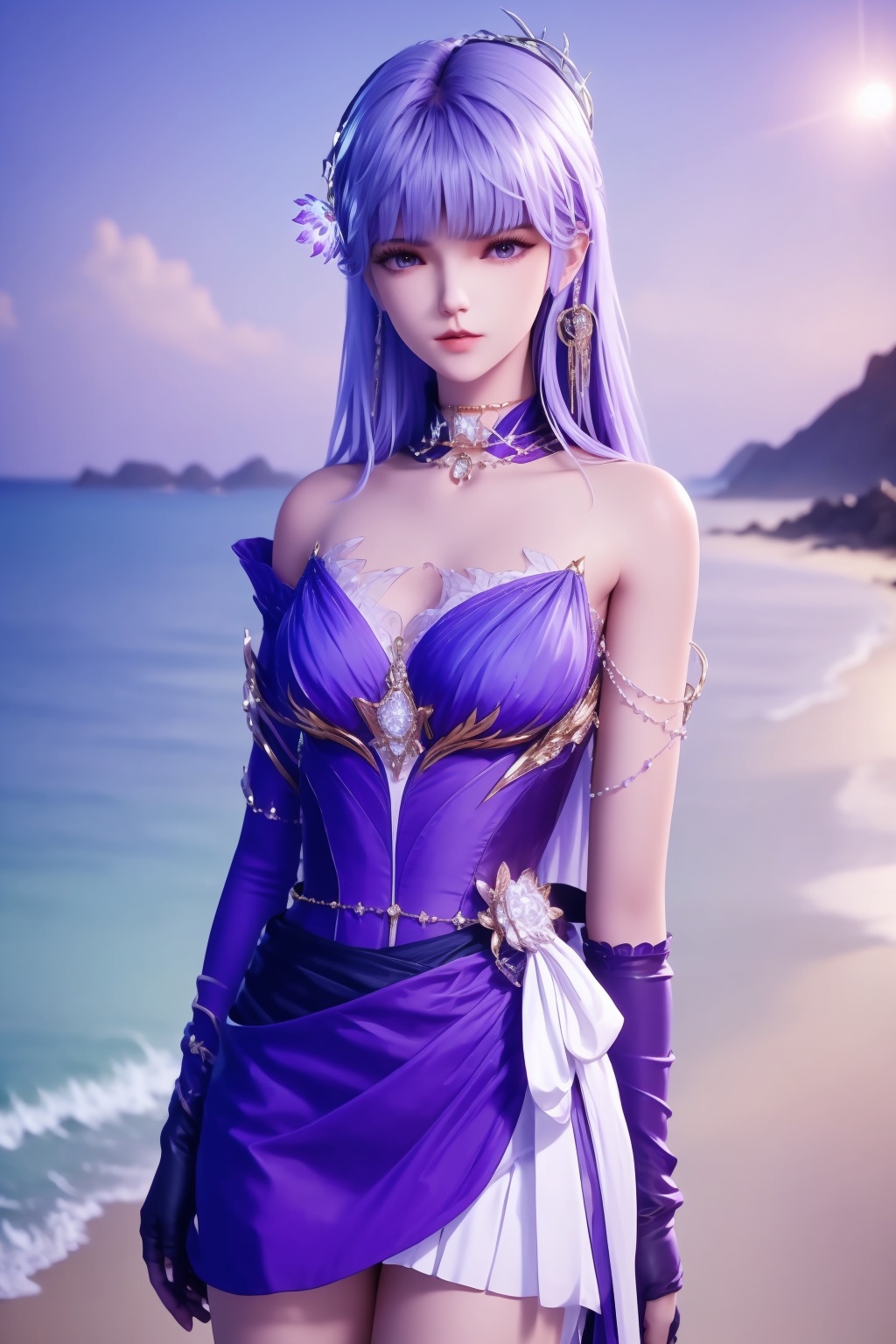 1girl,  solo,  long hair on Tensor.Art