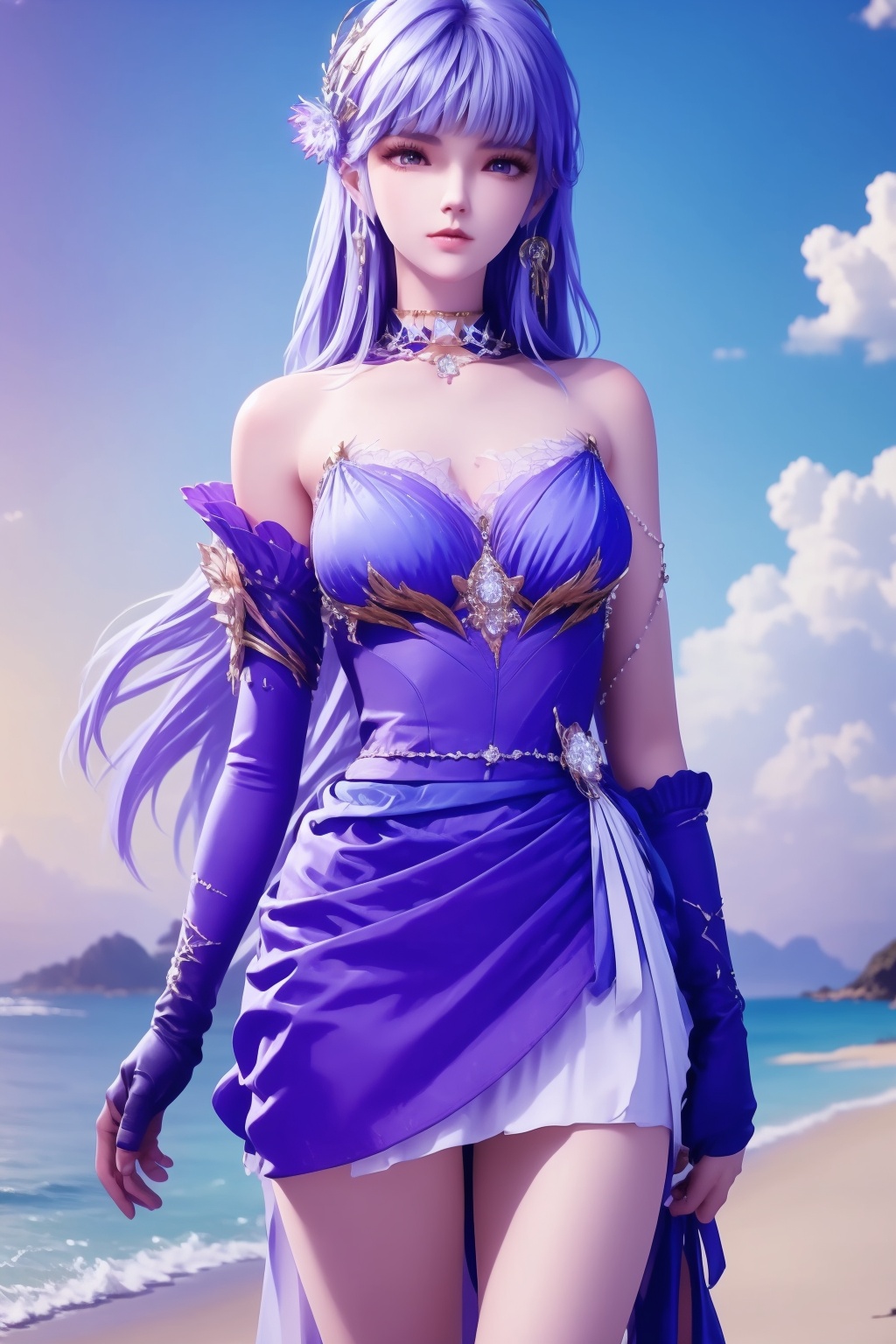 1girl,  solo,  long hair on Tensor.Art