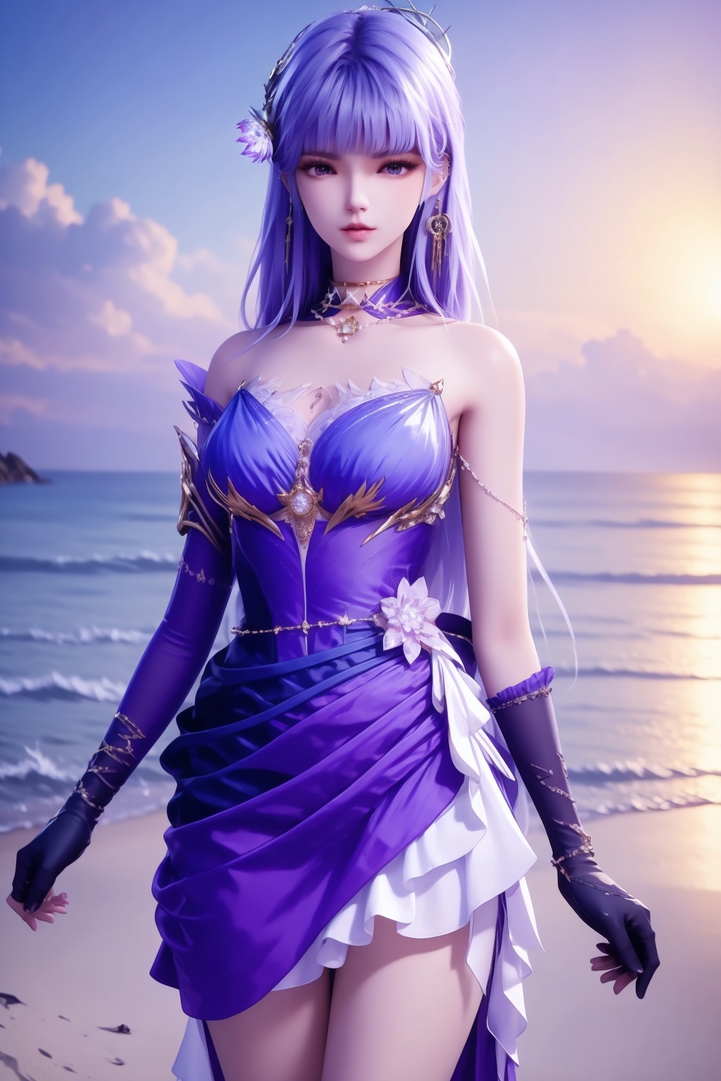 1girl,  solo,  long hair on Tensor.Art