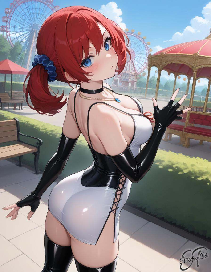 N0k14,  twintails,  red hair on Tensor.Art