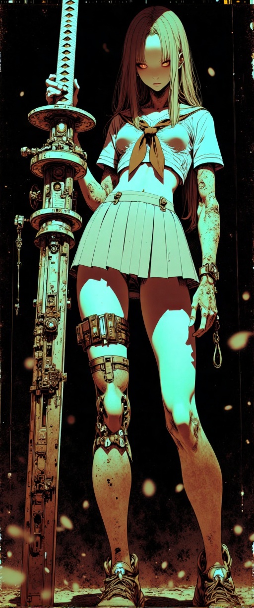 (Ultra-detailed digital art masterpiece,  retro 90s aesthetic,  inspired by Yoshiaki Kawajiri on Tensor.Art