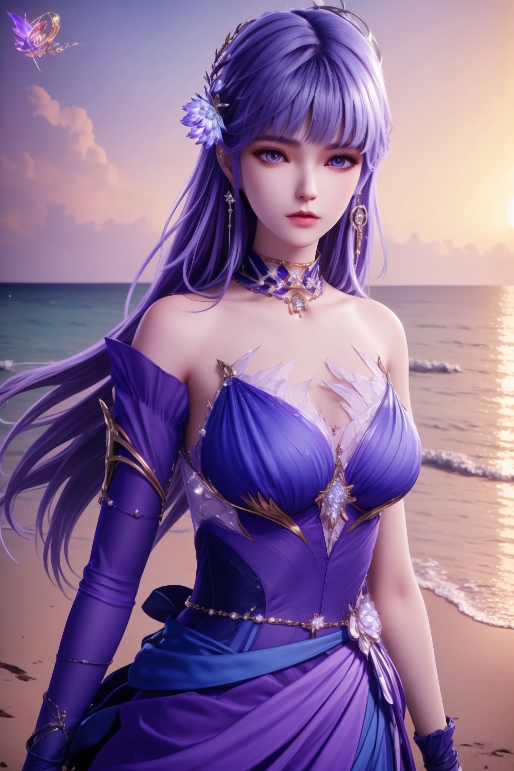 1girl,  solo,  long hair on Tensor.Art