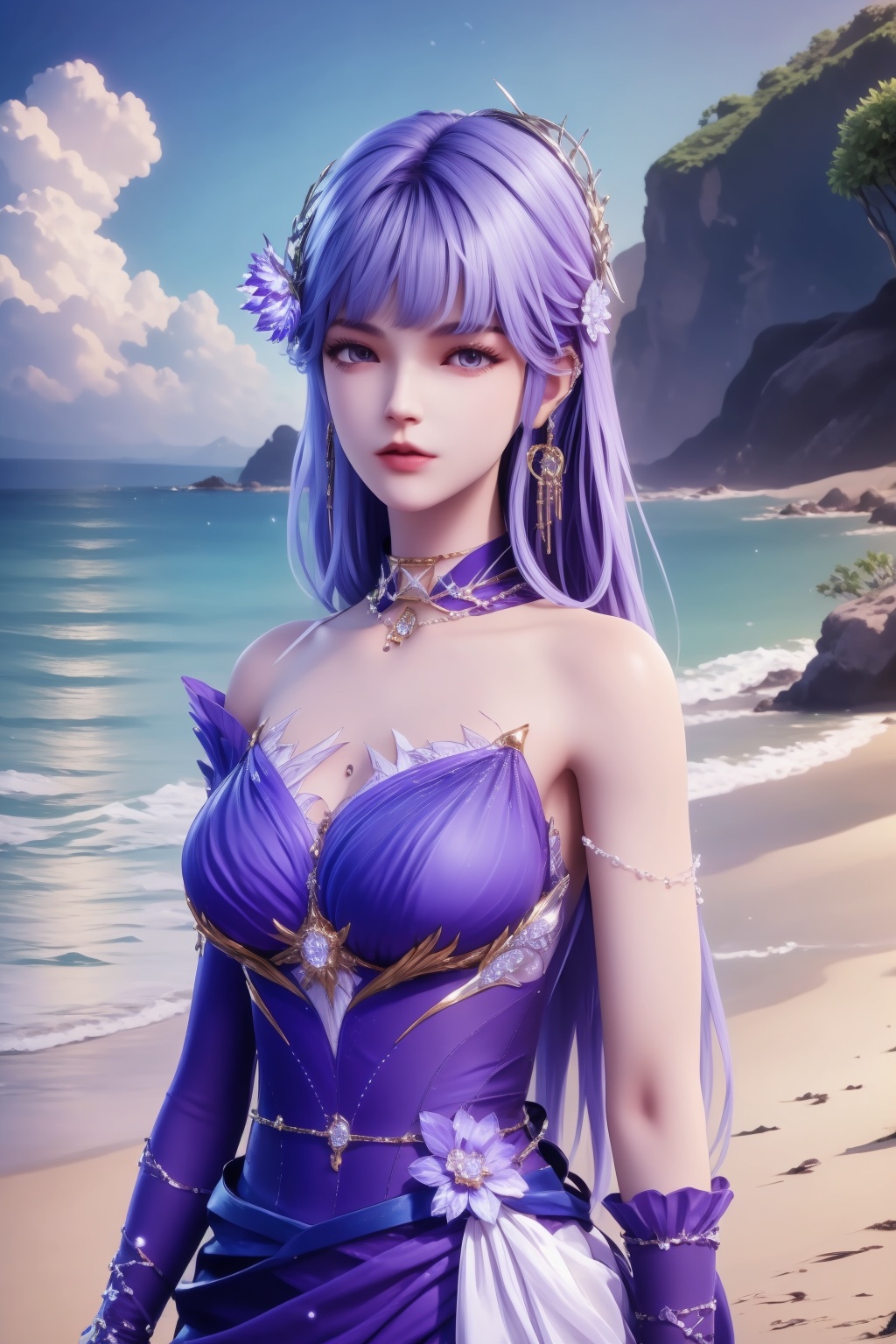 1girl,  solo,  long hair on Tensor.Art