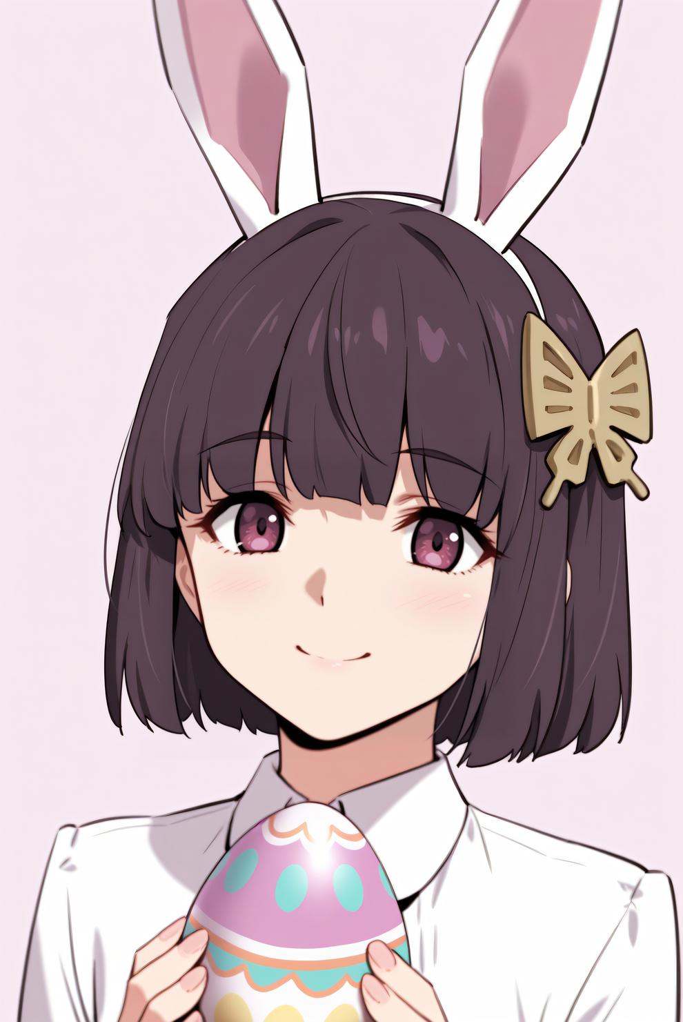 bsdyosano,  1girl,  butterfly hair ornament on Tensor.Art