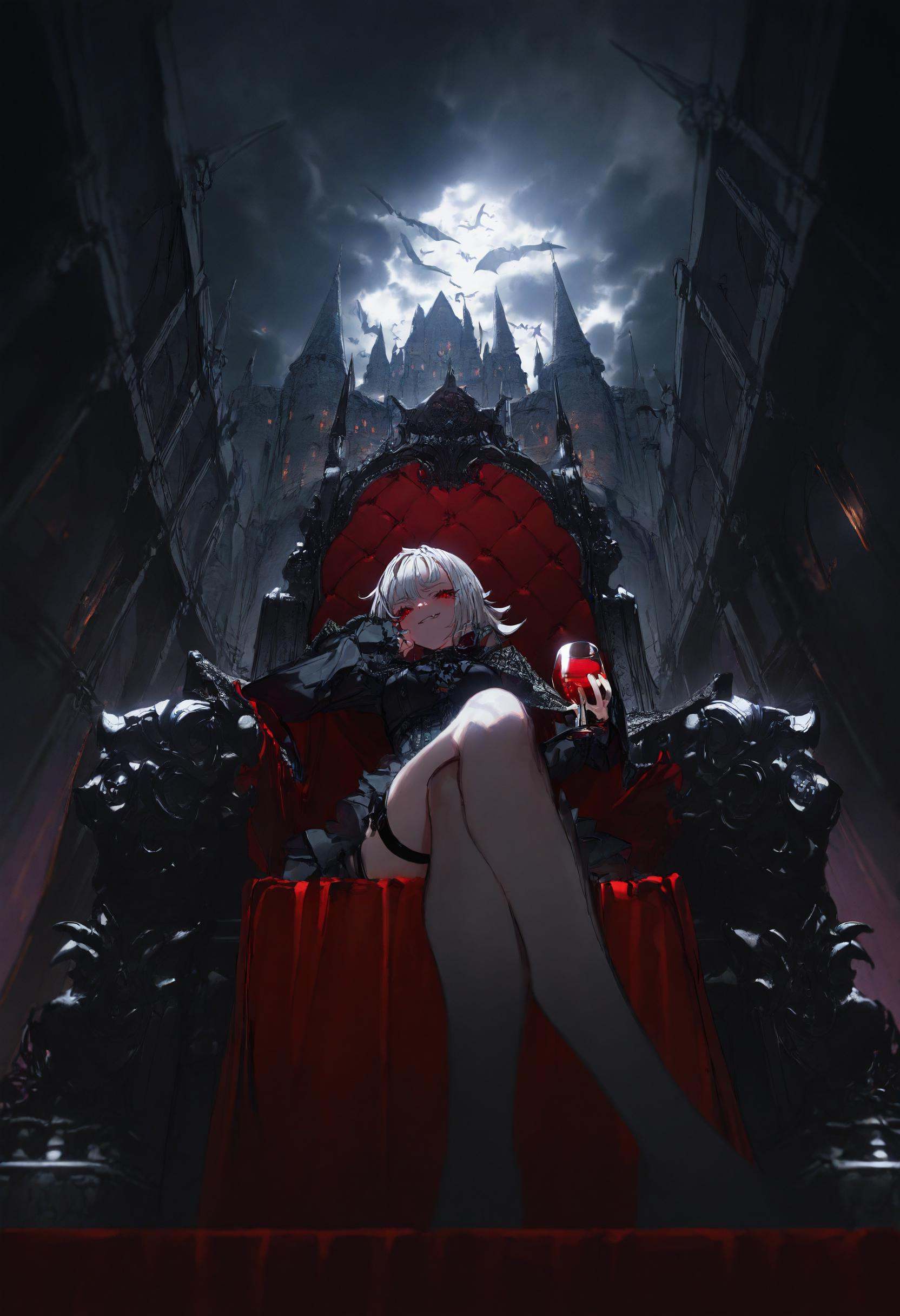 artist:[yoneyama mai|diyokama|amano yoshitaka|quasarcake|dino \(dinoartforame\)],  1girl,  gothic on Tensor.Art