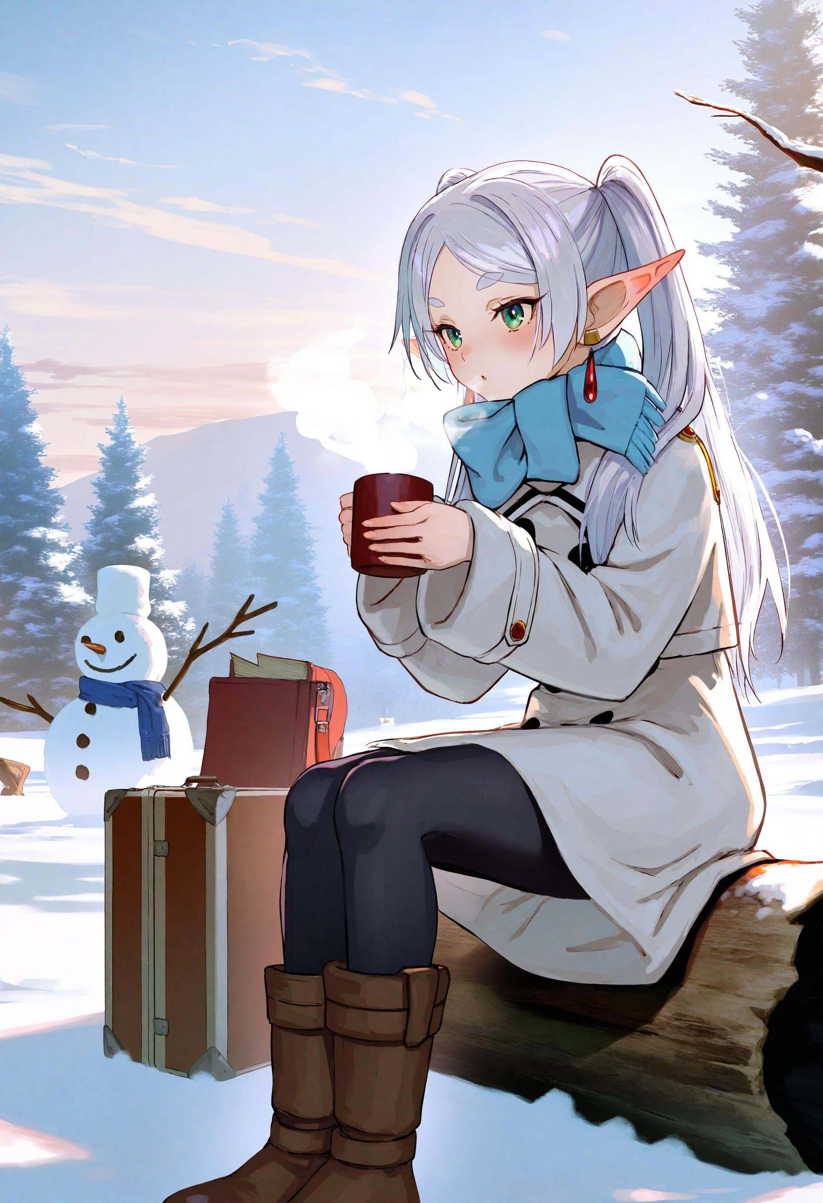 frieren,  1girl,  elf on Tensor.Art