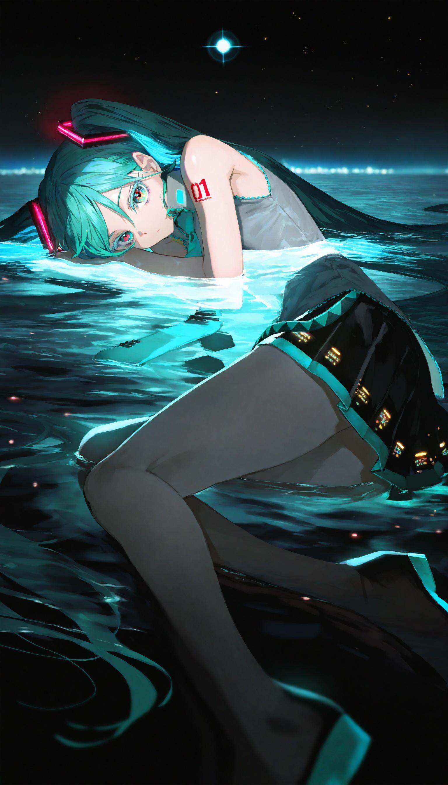 hatsune miku,  1girl,  artist:[lack|fuzichoco|lam \(ramdayo\)|kinta \(distortion\)|wlop|quasarcake|nixeu|happoubi jin|miya...