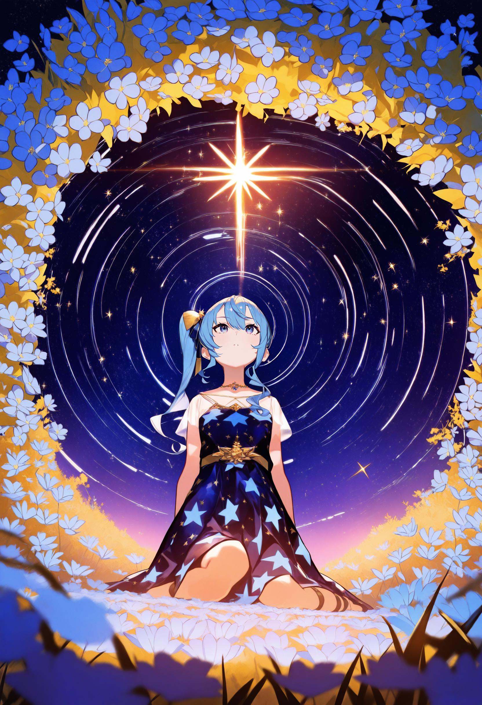 hoshimachi suisei,  1girl,  artist:[yoneyama mai|fuzichoco|lam \(ramdayo\)|diyokama|xixun] on Tensor.Art