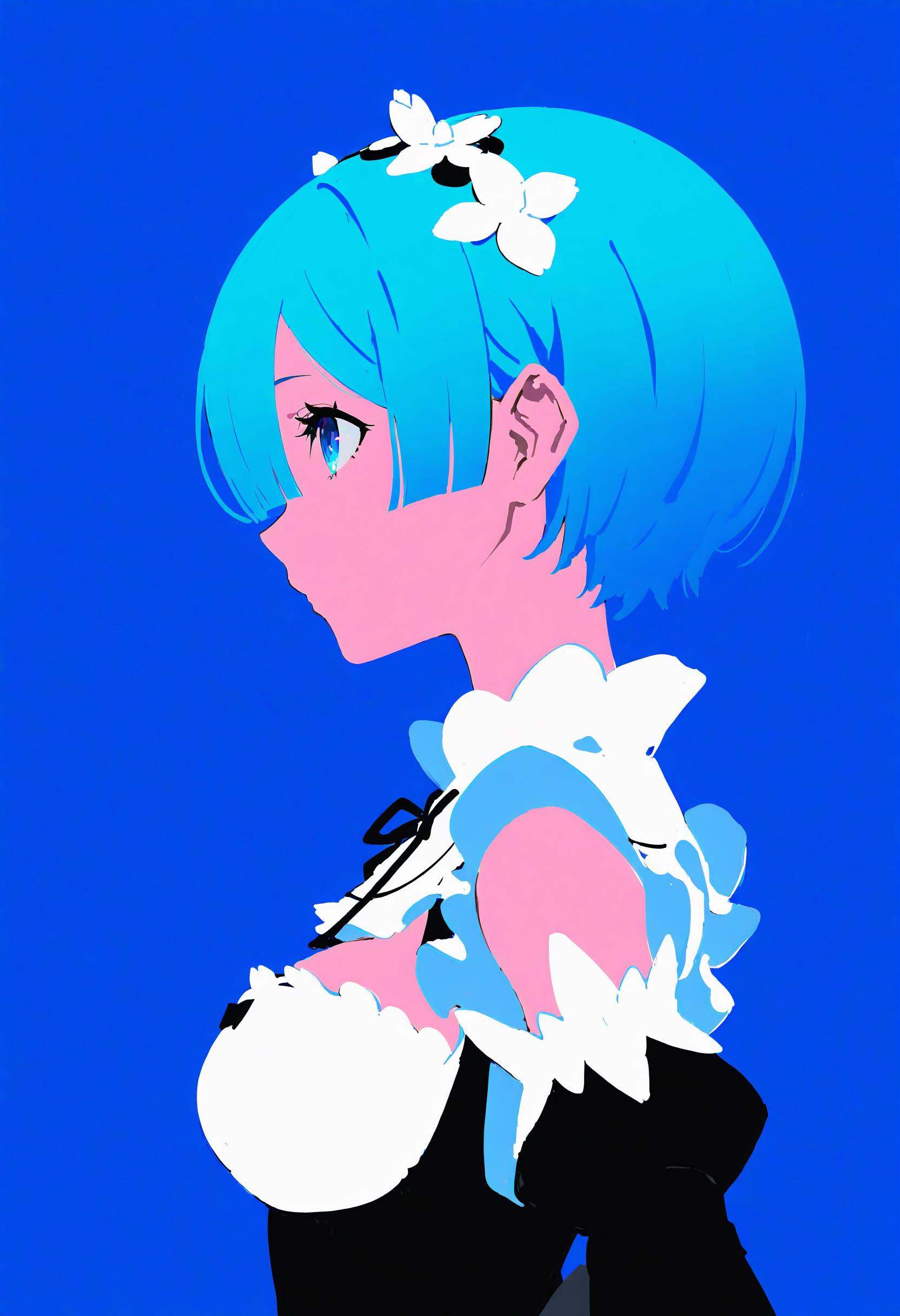 artist:[yoneyama mai|lam \(ramdayo\)],  ,  rem \(re:zero\) on Tensor.Art