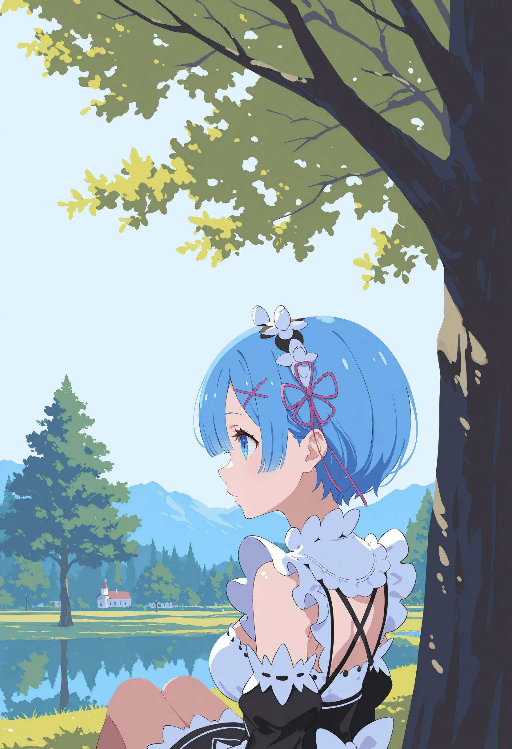 by [yoneyama mai|lam \(ramdayo\)],  rem \(re:zero\),  1girl on Tensor.Art