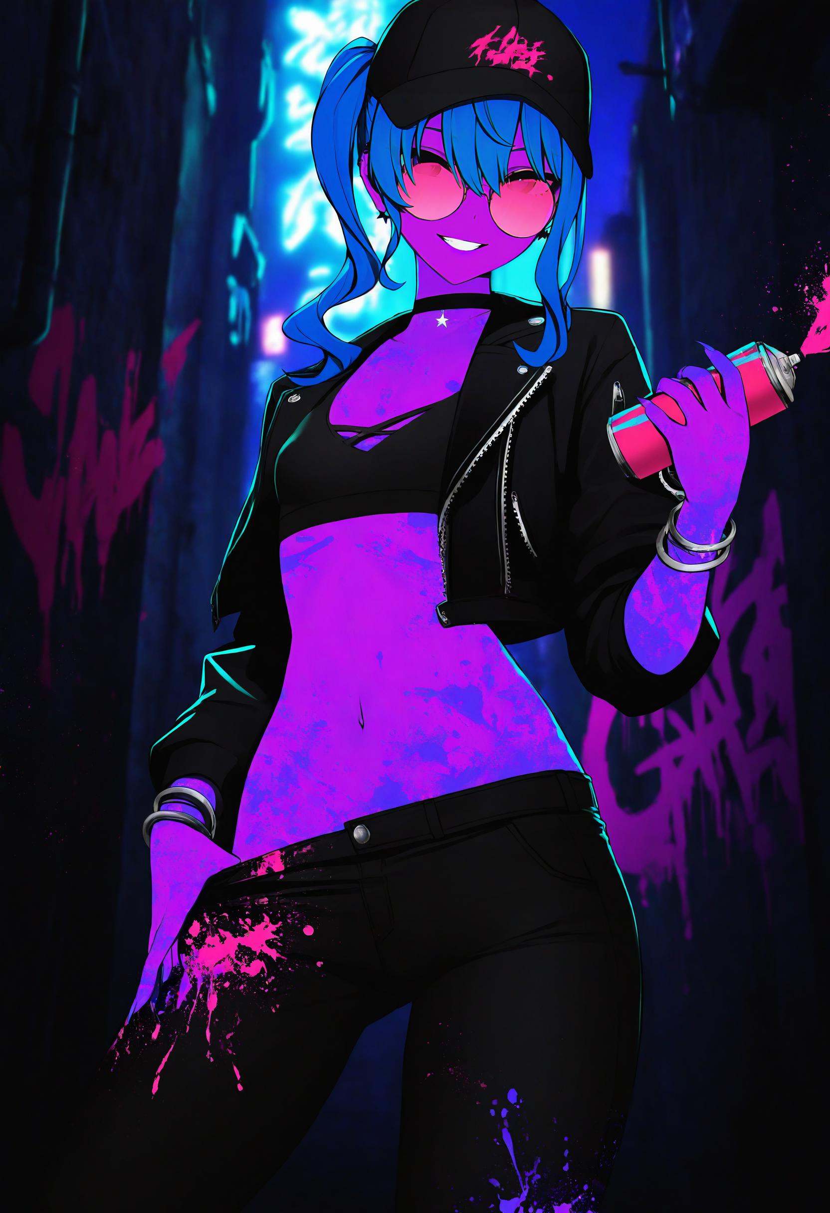 ultraviolet,  hoshimachi suisei,  1girl on Tensor.Art