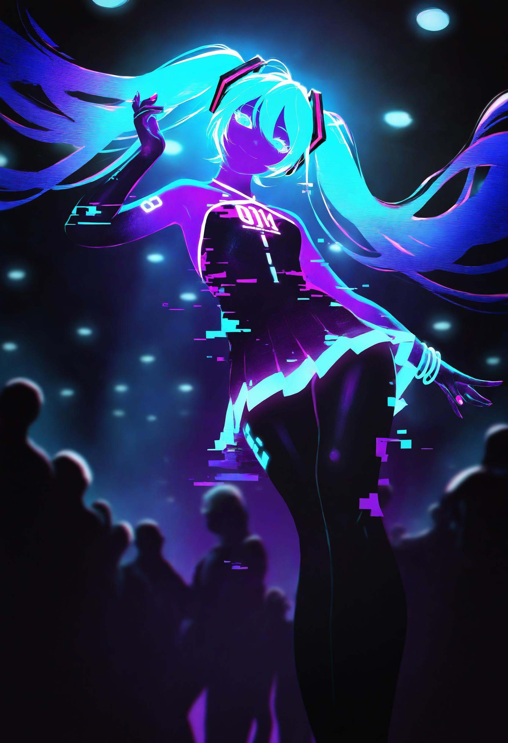 ultraviolet,  hatsune miku,  1girl on Tensor.Art