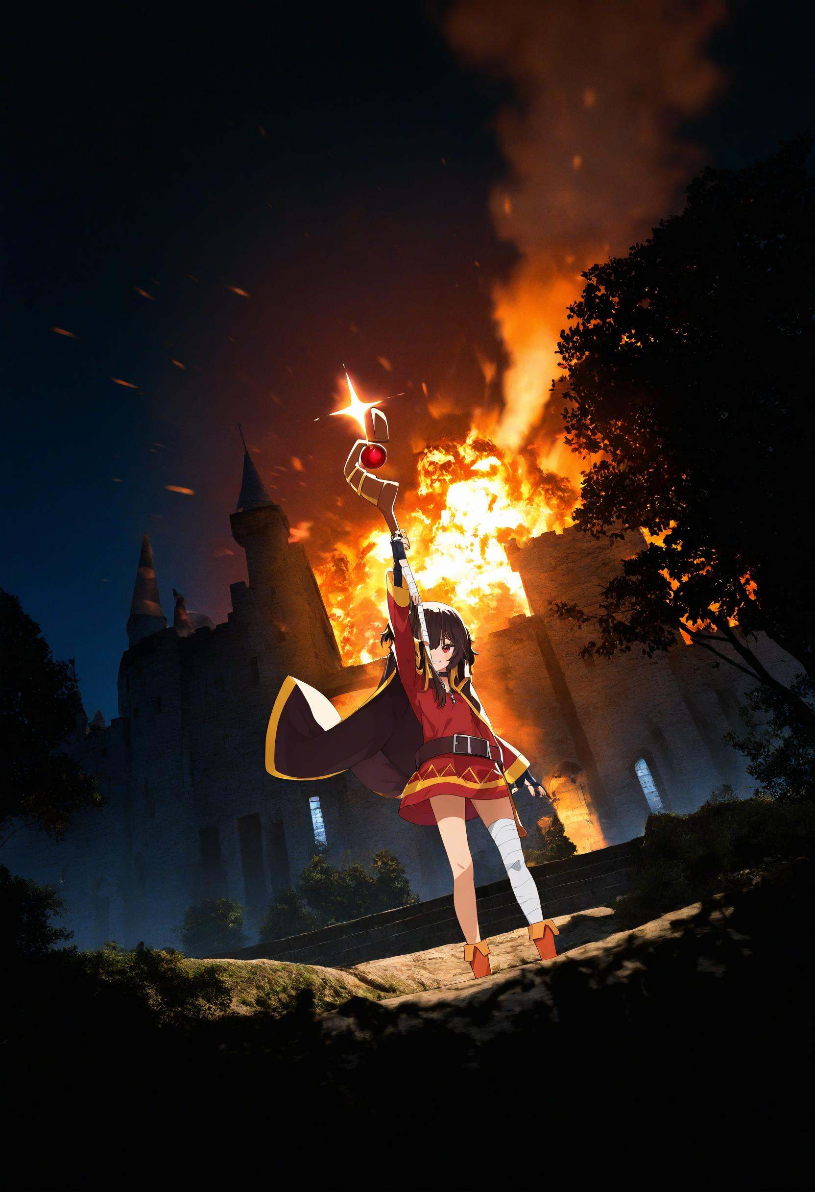 1girl,  megumin,  kono subarashii sekai ni shukufuku wo! on Tensor.Art
