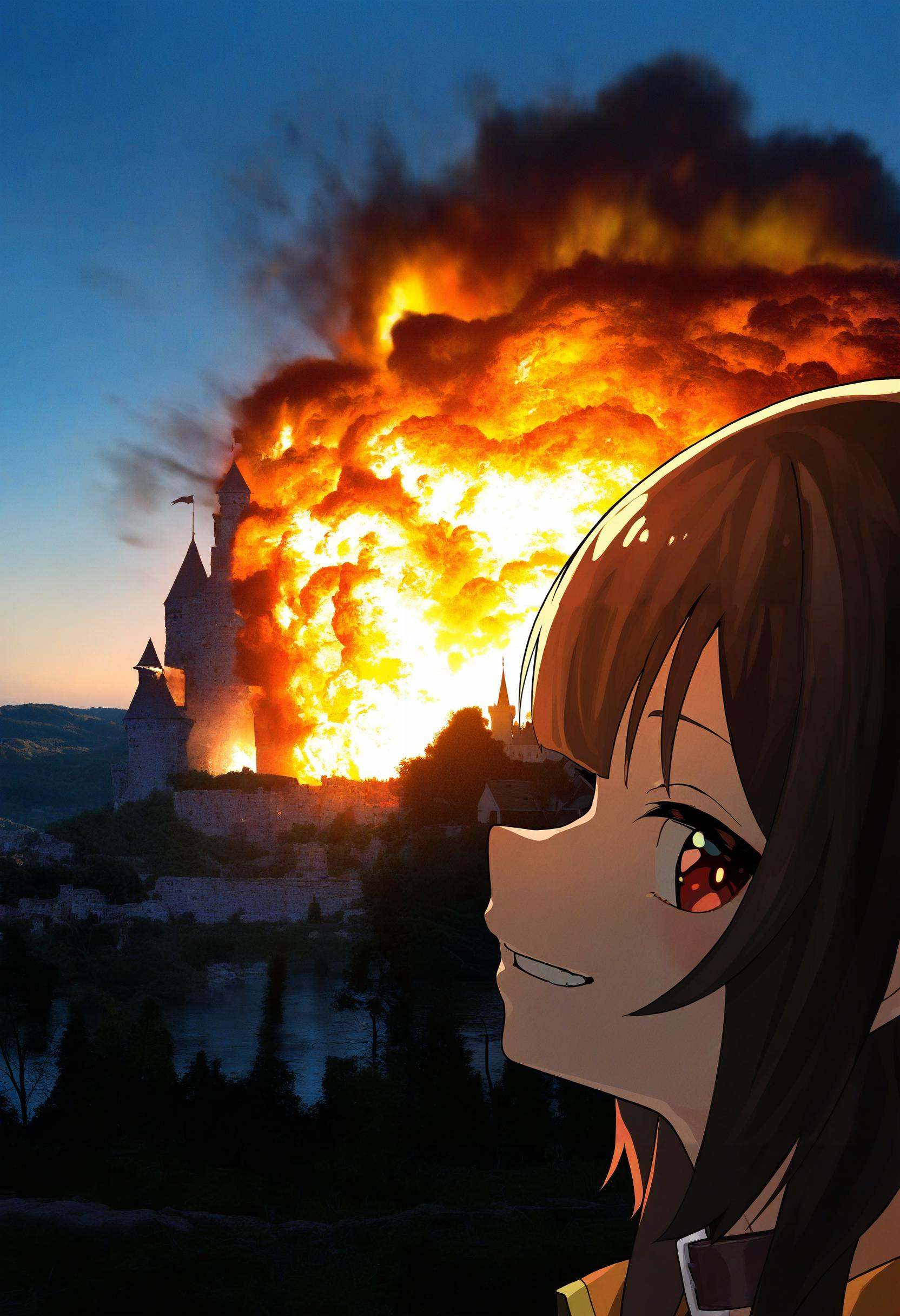 1girl,  megumin,  kono subarashii sekai ni shukufuku wo! on Tensor.Art