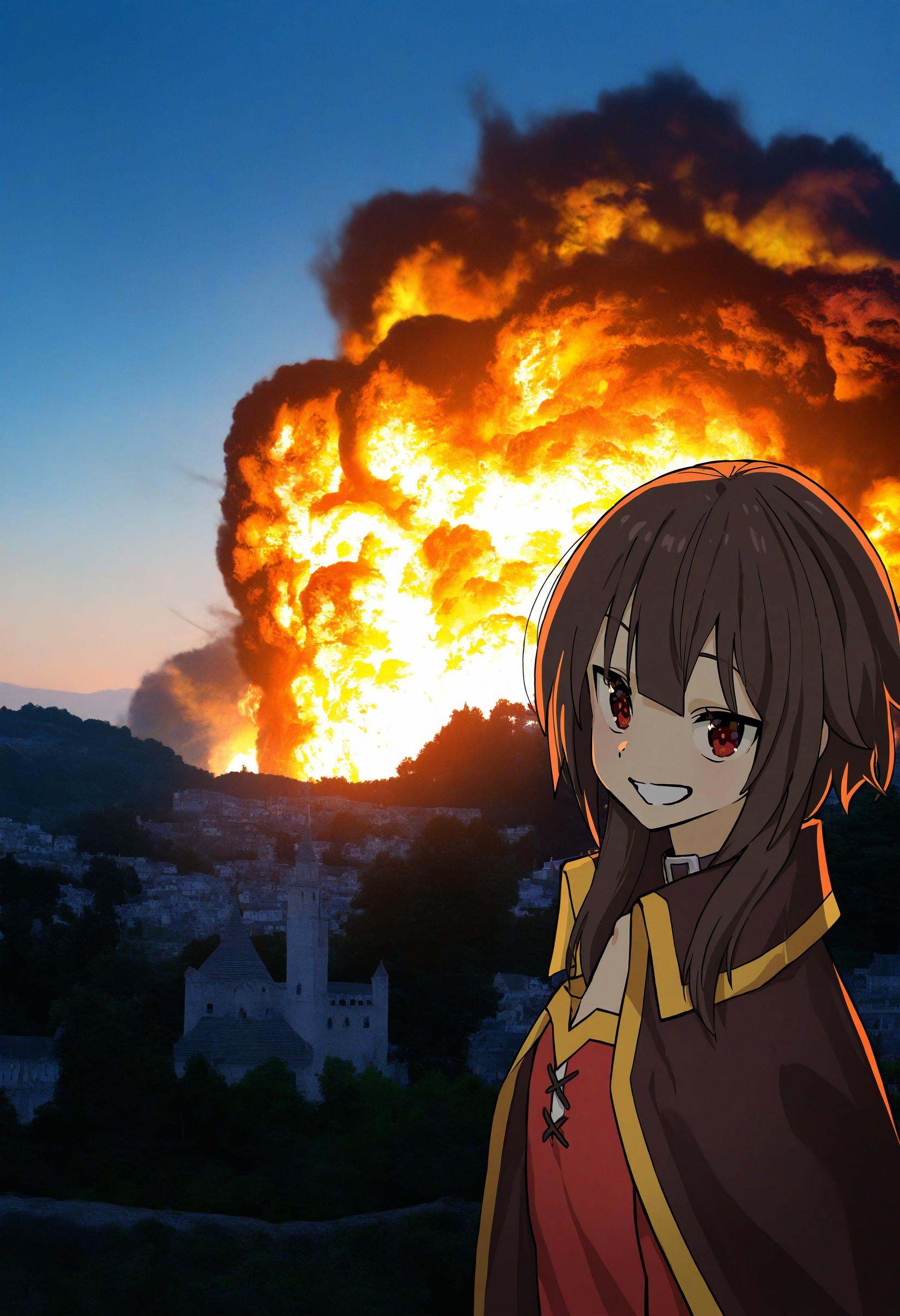 1girl,  megumin,  kono subarashii sekai ni shukufuku wo! on Tensor.Art