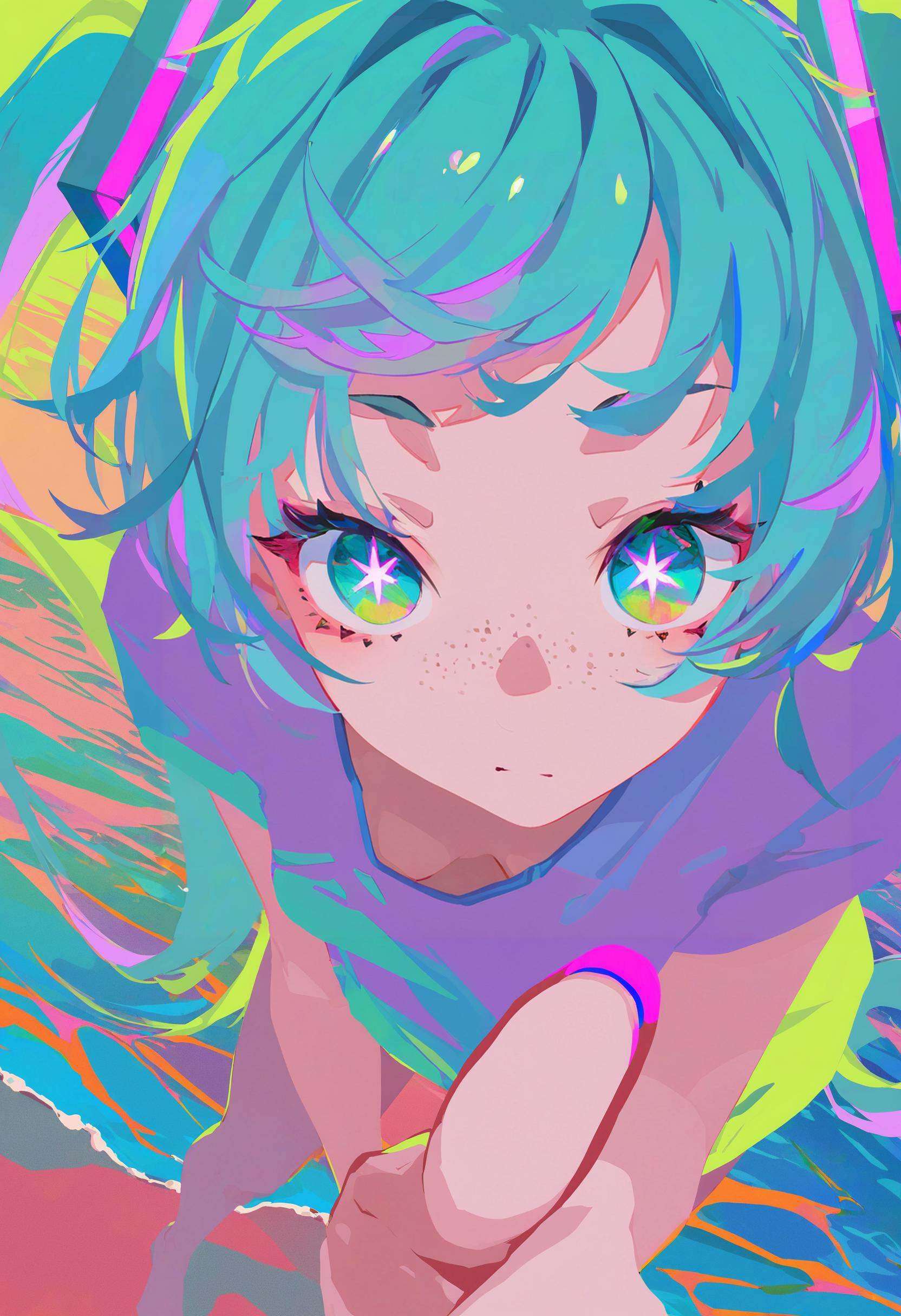 blending,  flat color,  no lineart on Tensor.Art