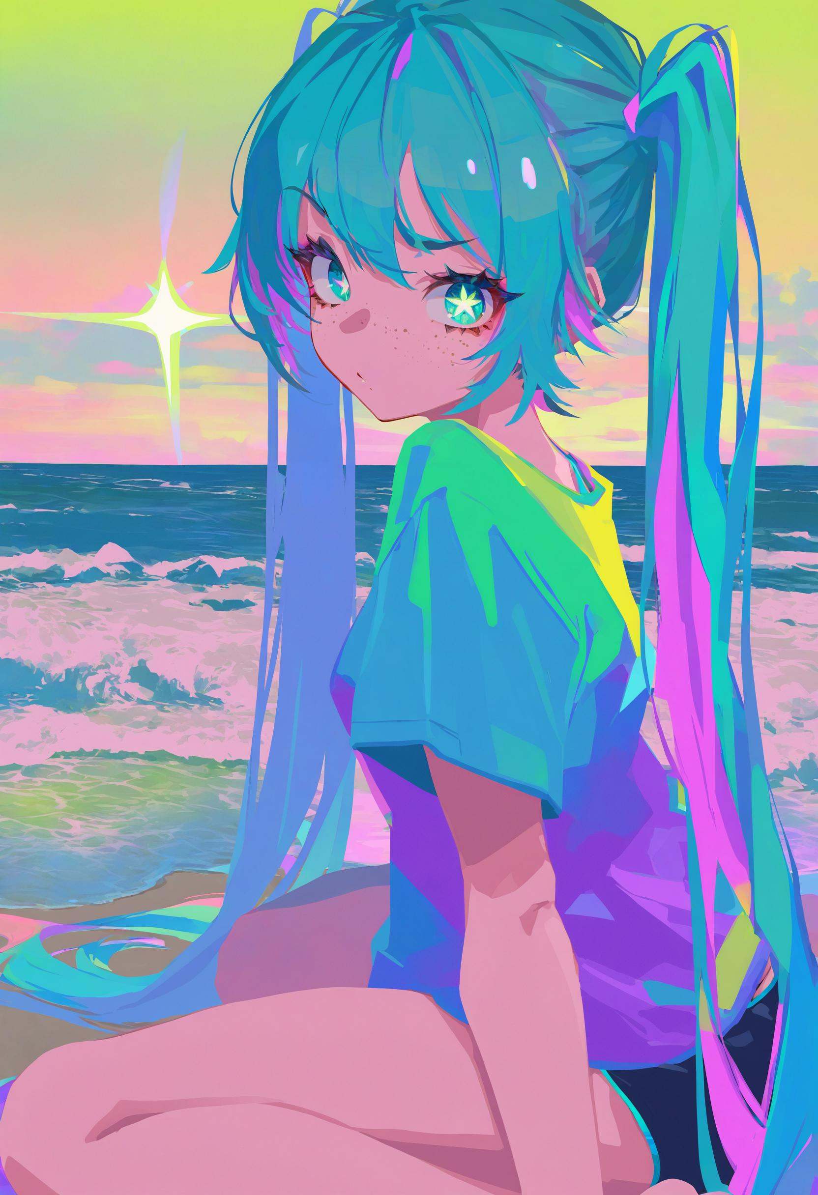 blending,  flat color,  no lineart on Tensor.Art
