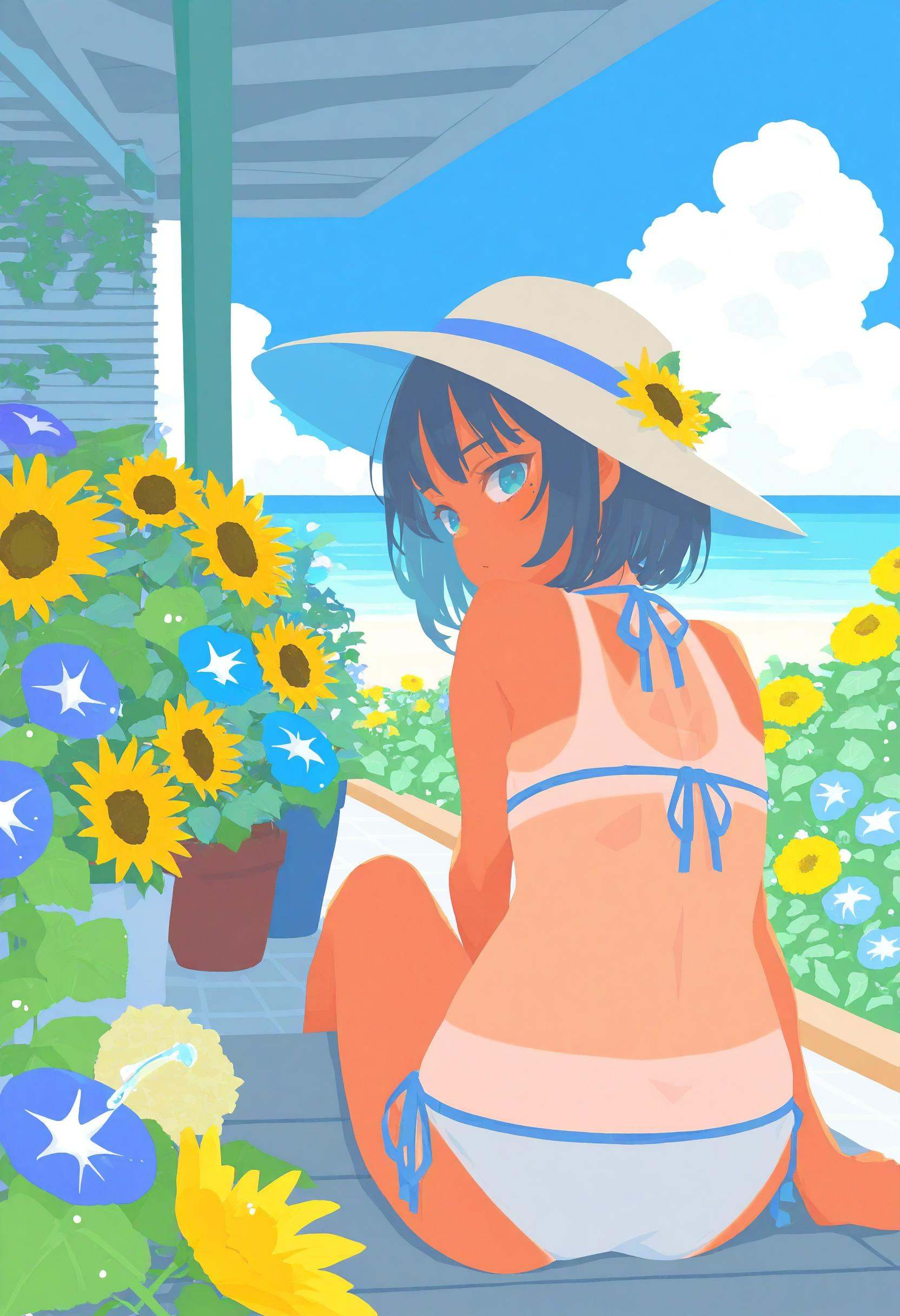 flat color,  no lineart,  blending on Tensor.Art