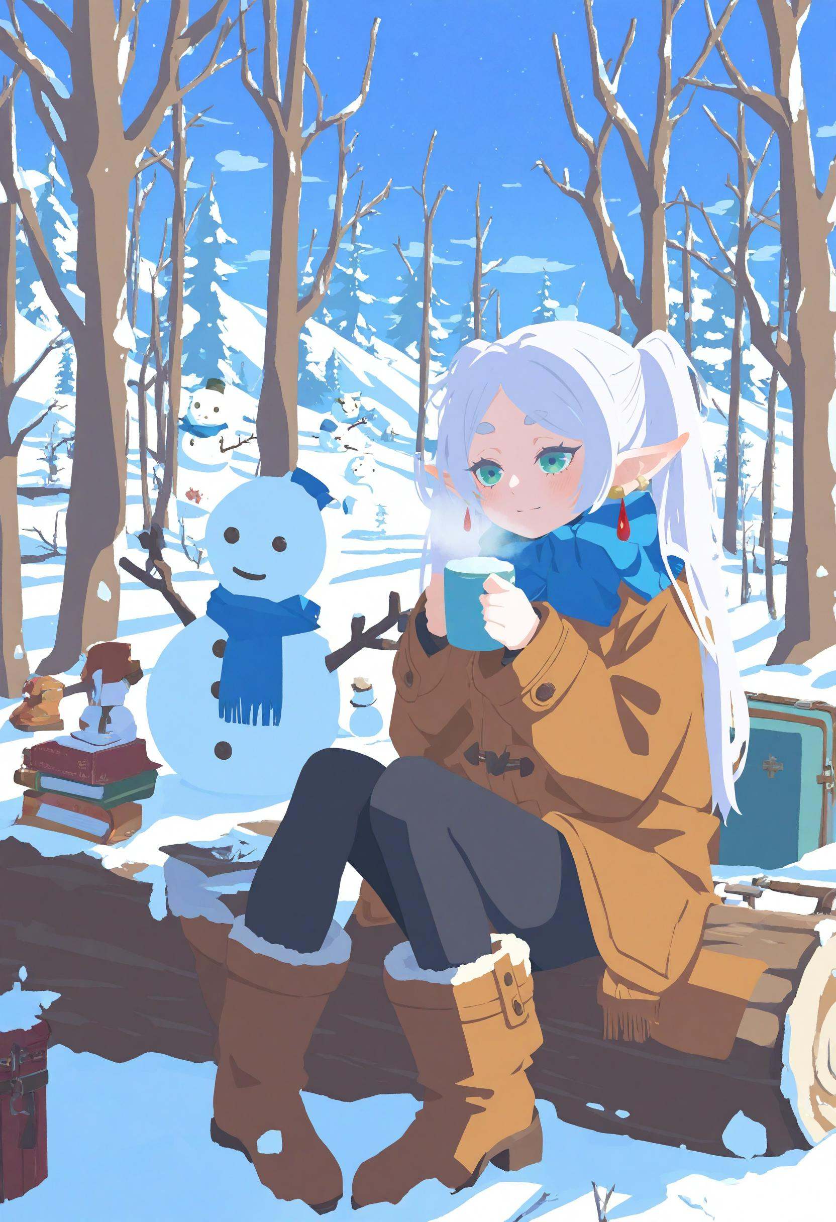 flat color,  no lineart,  blending on Tensor.Art