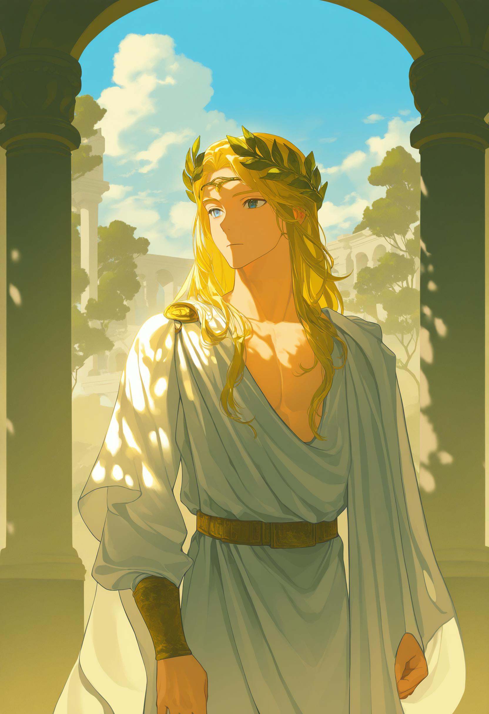 by [|diyokama|say hana|yoneyama mai|lam],  1boy,  ancient greek clothes on Tensor.Art