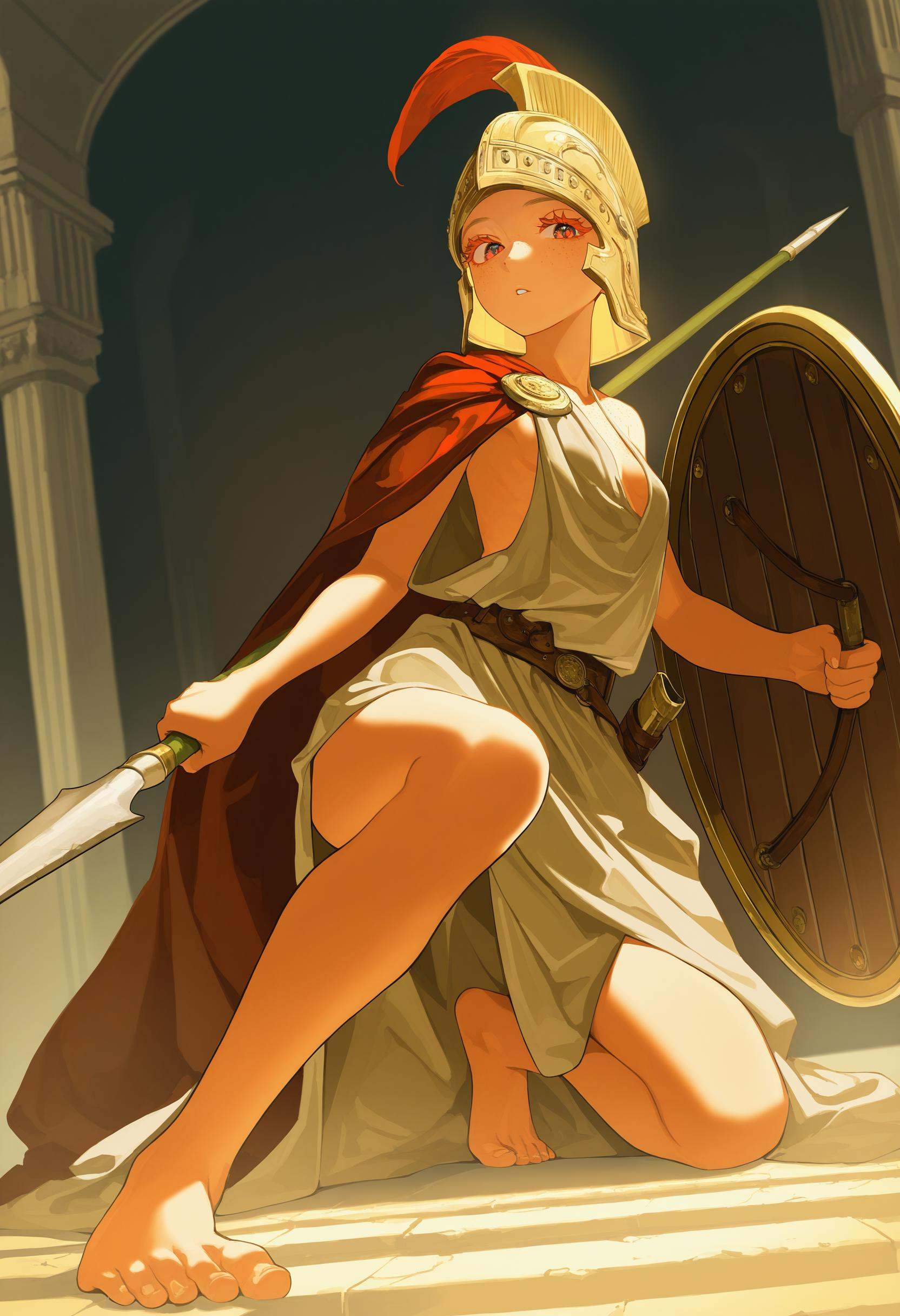 by [|diyokama|say hana|yoneyama mai|lam],  1girl,  ancient greek clothes on Tensor.Art