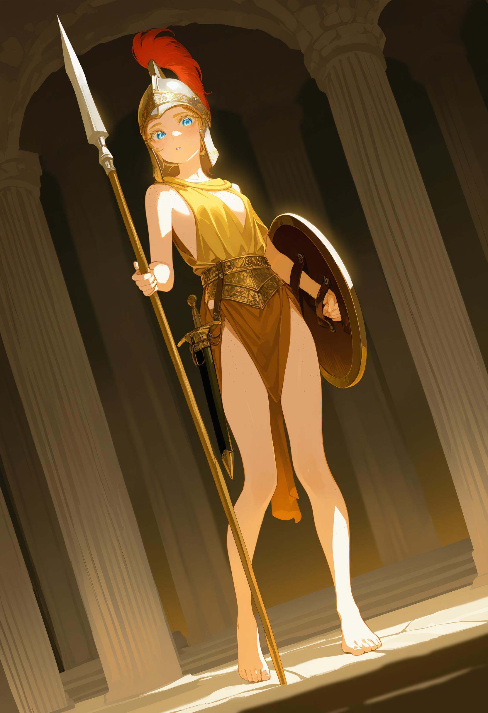 by [|diyokama|say hana|yoneyama mai|lam],  1girl,  ancient greek clothes on Tensor.Art