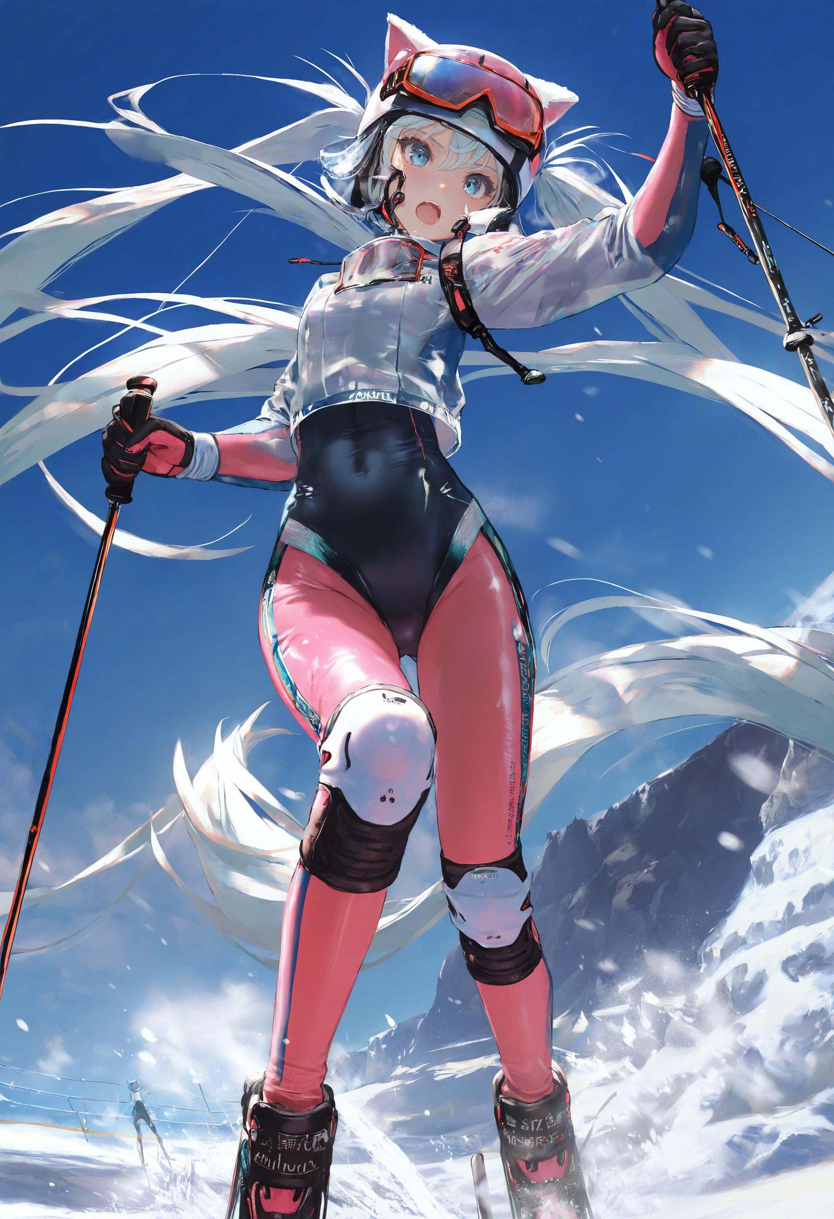 by [lack|fuzichoco|lam|kinta \(distortion\)|wlop|quasarcake|nixeu|happoubi jin|miyajima reiji],  1girl,  hatsune miku on T...