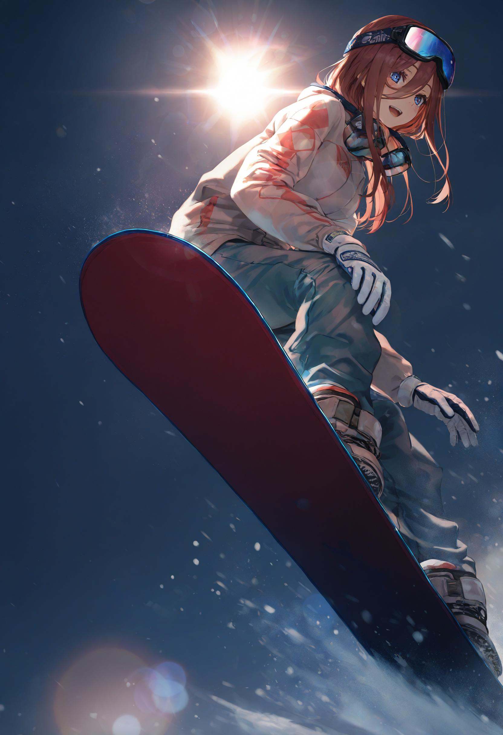 by [lack|fuzichoco|lam|kinta \(distortion\)|wlop|quasarcake|nixeu|happoubi jin|miyajima reiji],  snowboard,  snowboarding...