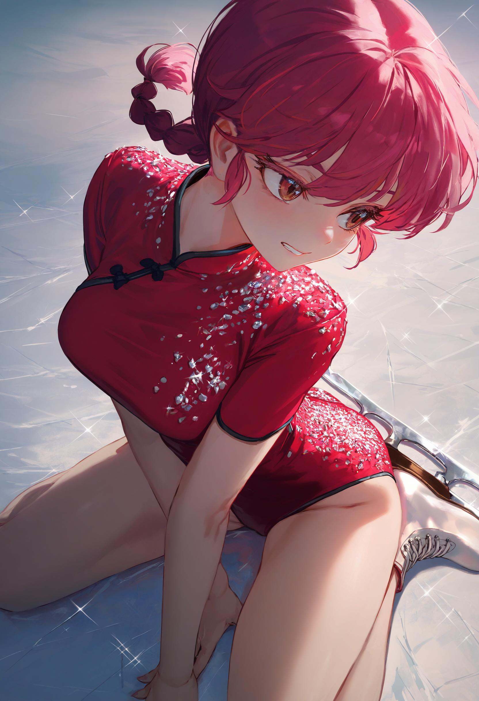by [lack|fuzichoco|lam|kinta \(distortion\)|wlop|quasarcake|nixeu|happoubi jin|miyajima reiji],  ice skating,  ice skates...