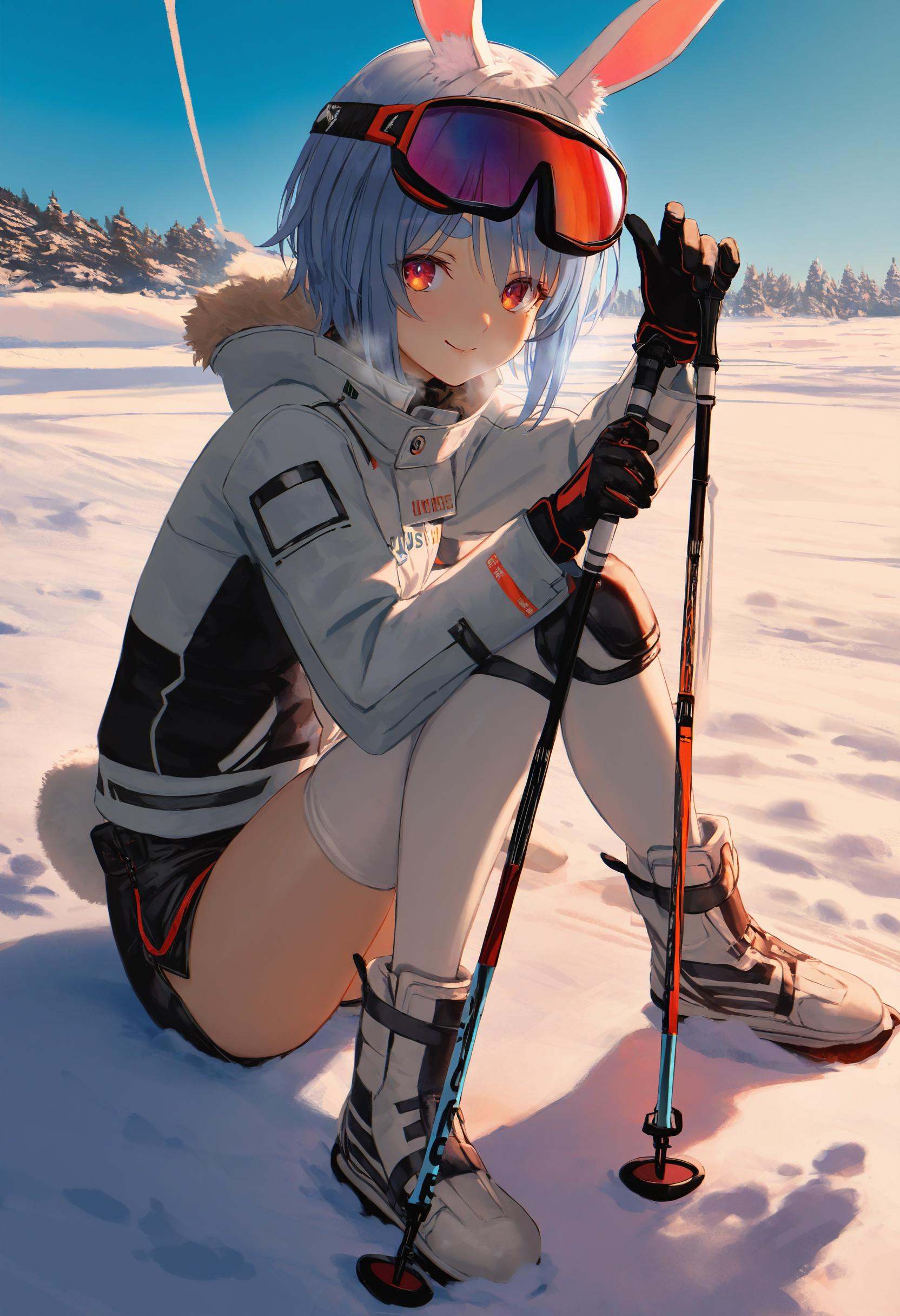 by [lack|fuzichoco|lam|kinta \(distortion\)|wlop|quasarcake|nixeu|happoubi jin|miyajima reiji],  1girl,  usada pekora on T...