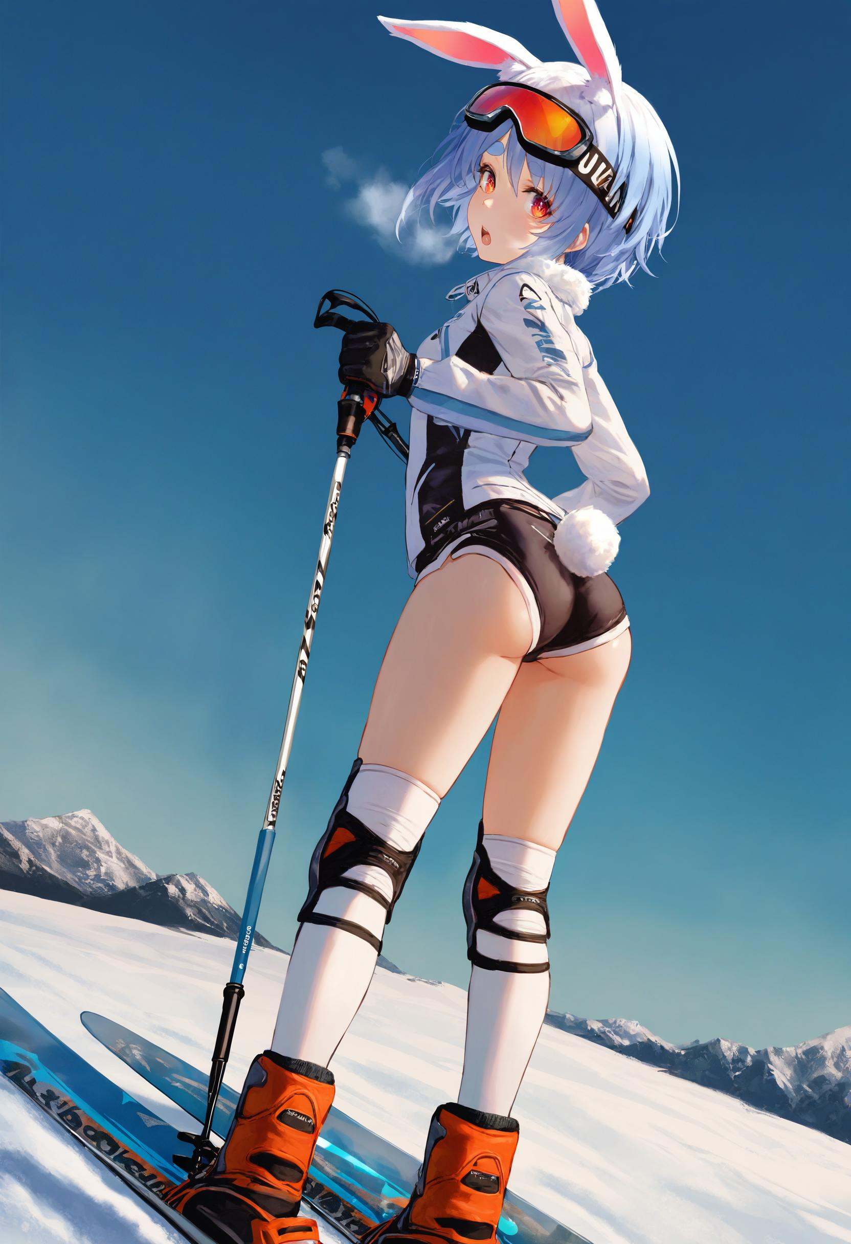 by [lack|fuzichoco|lam|kinta \(distortion\)|wlop|quasarcake|nixeu|happoubi jin|miyajima reiji],  1girl,  usada pekora on T...