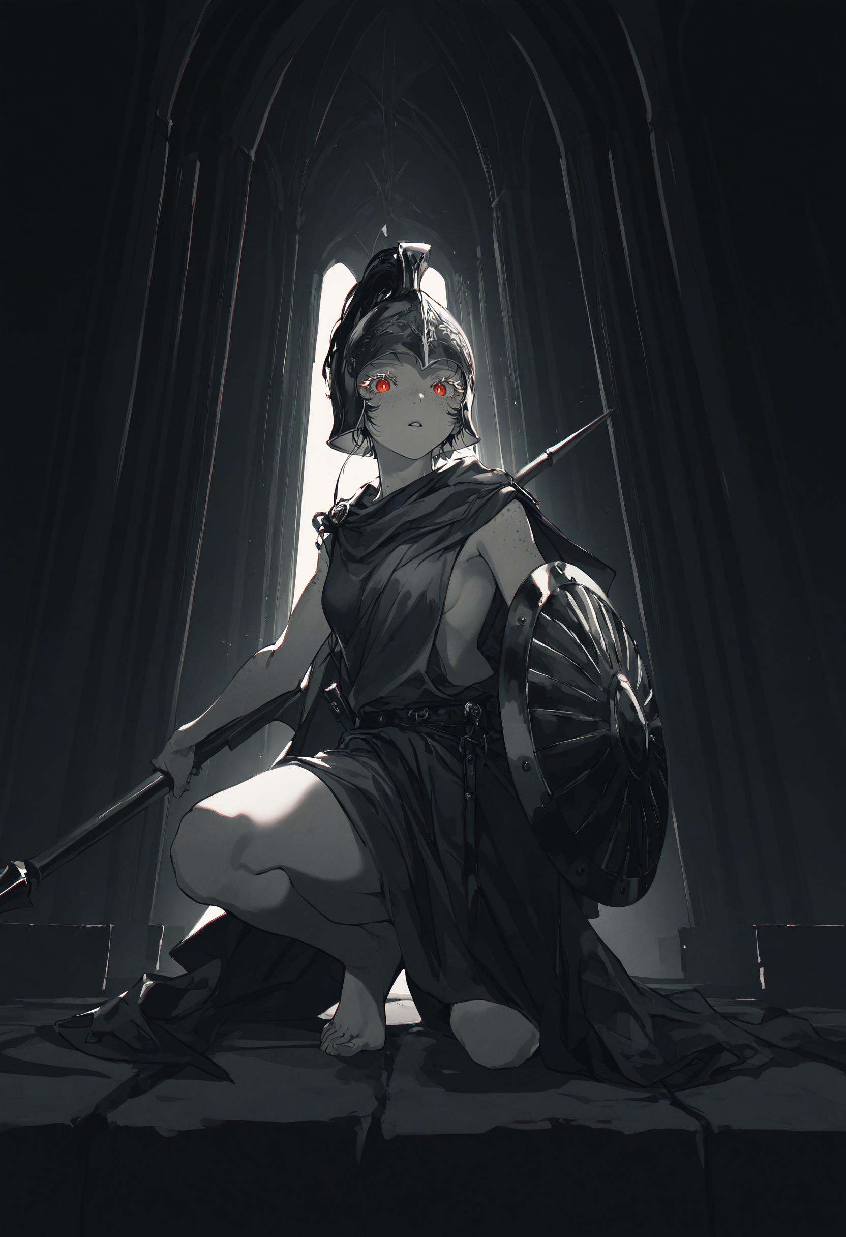 artist:[diyokama|say hana|yoneyama mai|lam],  1girl,  ancient greek clothes on Tensor.Art