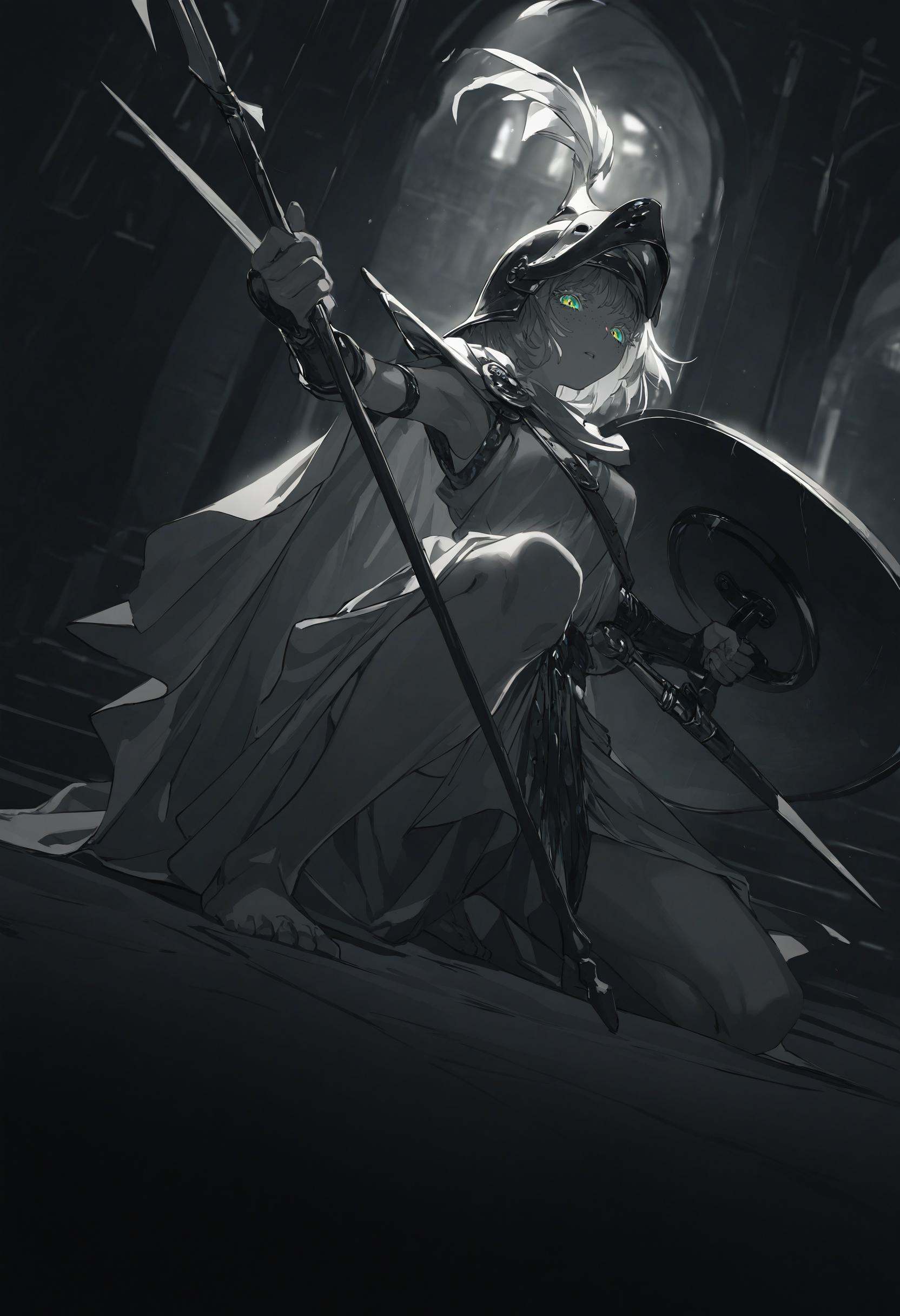 artist:[diyokama|say hana|yoneyama mai|lam],  1girl,  ancient greek clothes on Tensor.Art