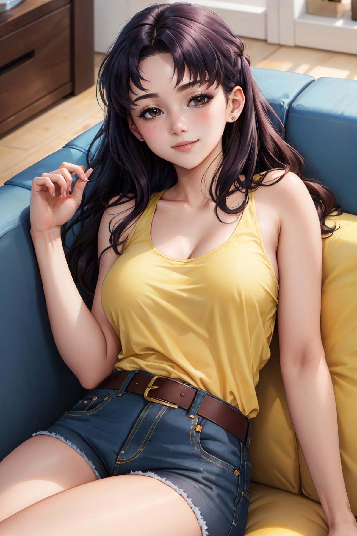 masterpiece,  best quality,  misato on Tensor.Art