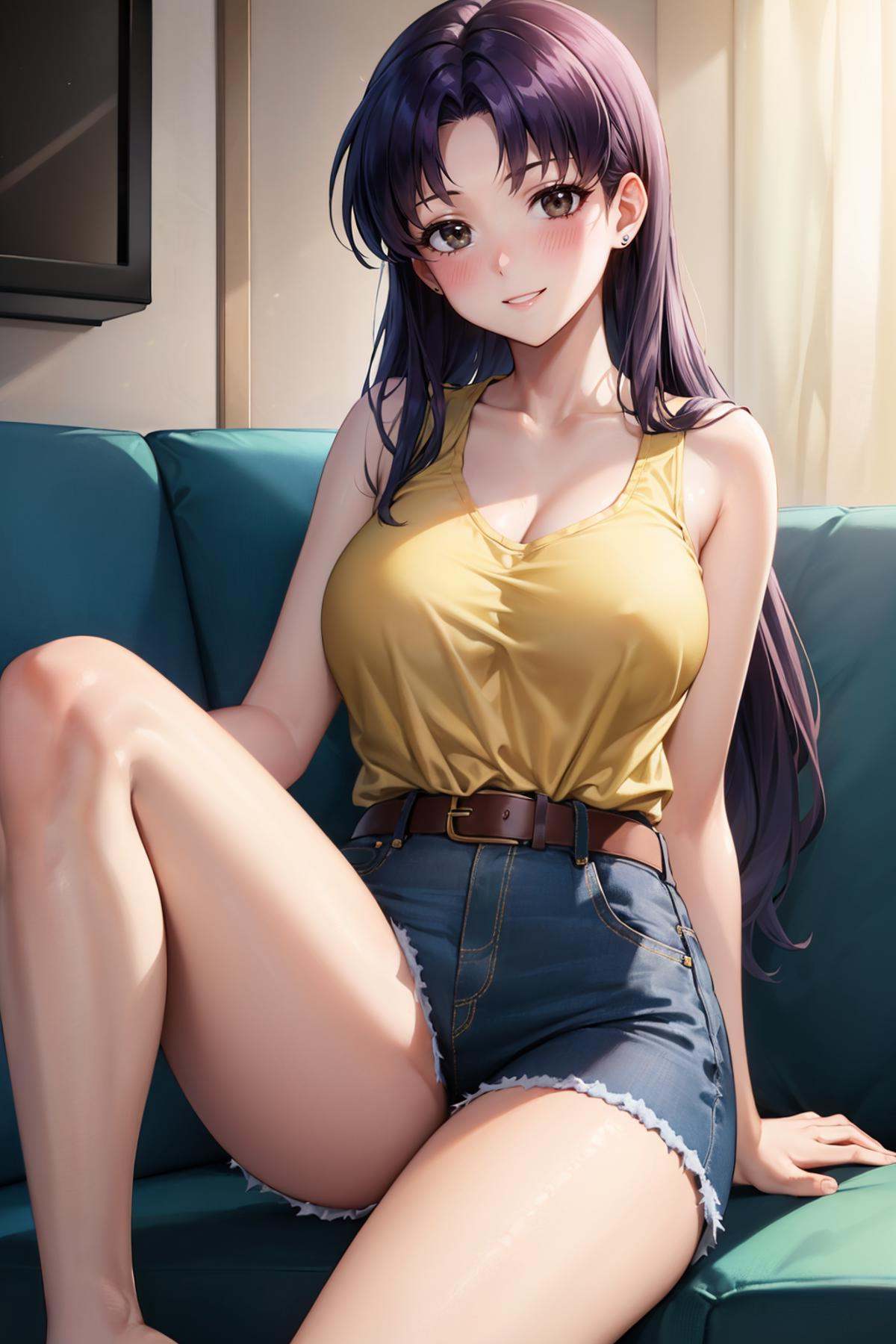 masterpiece,  best quality,  misato on Tensor.Art