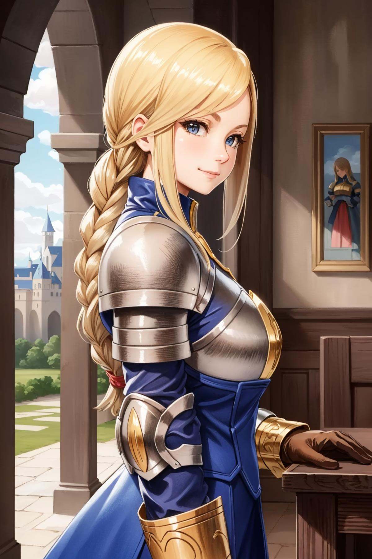 masterpiece,  best quality,  agrias on Tensor.Art