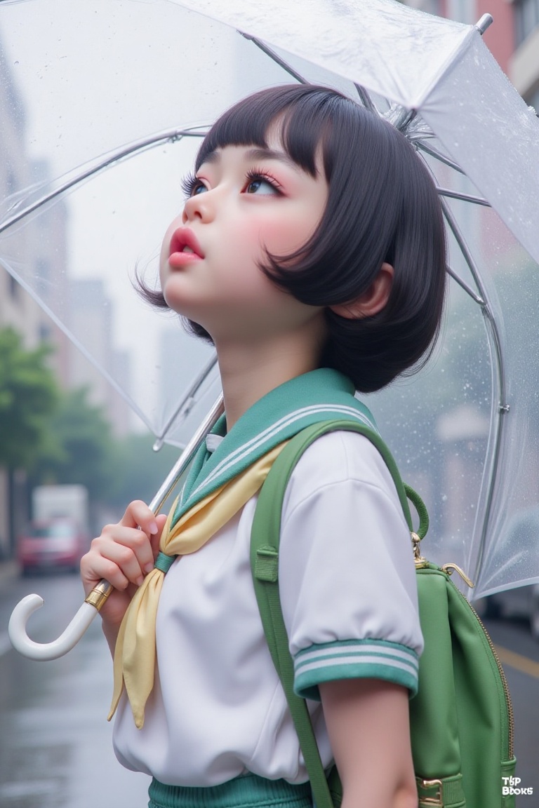 1girl,  solo,  short hair on Tensor.Art