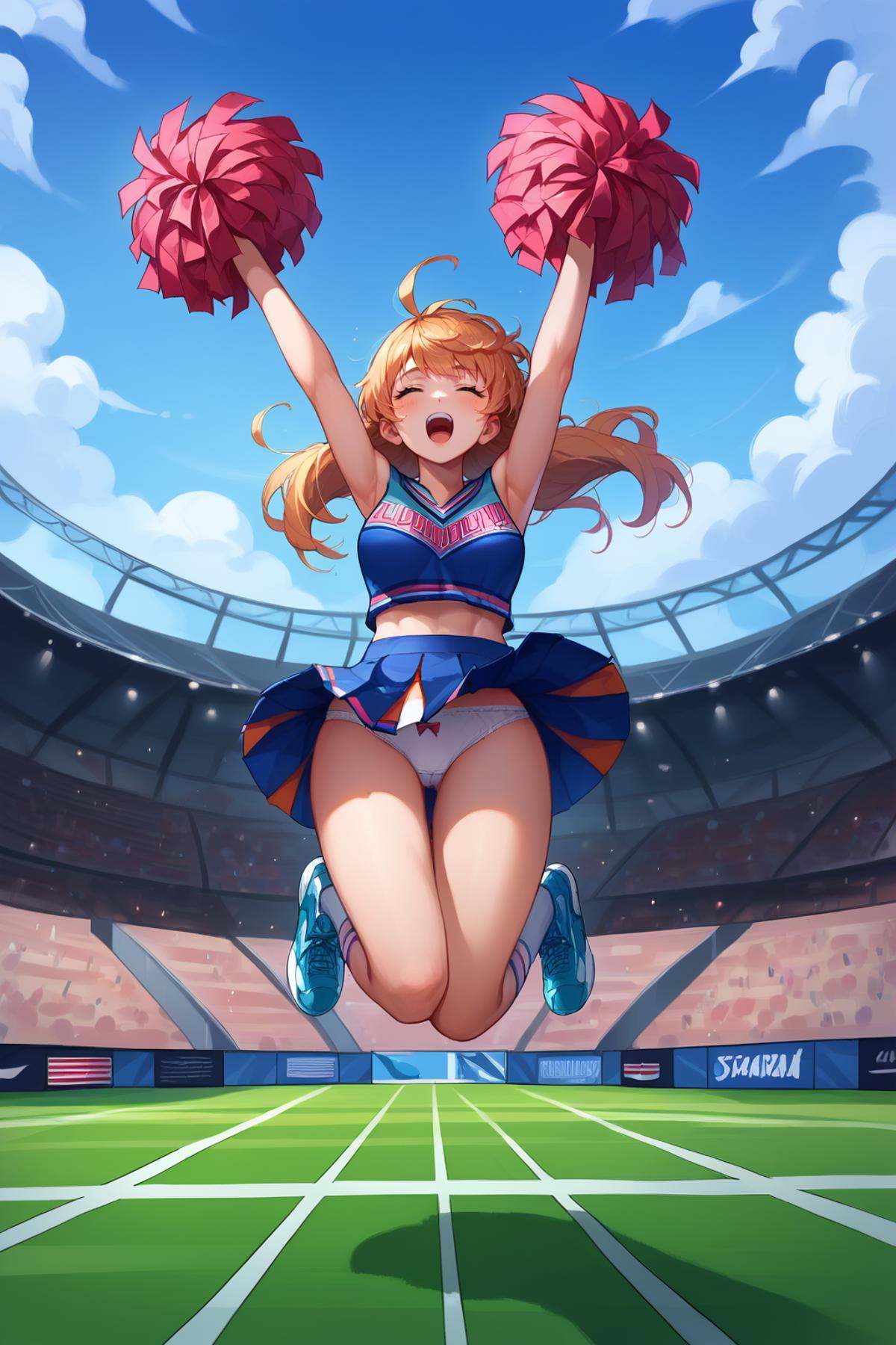 zPDXL,  1girl,  jumping on Tensor.Art