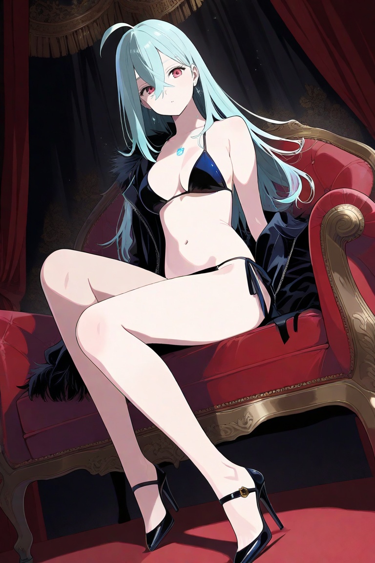 diva_vivi,  ahoge,  bikini on Tensor.Art