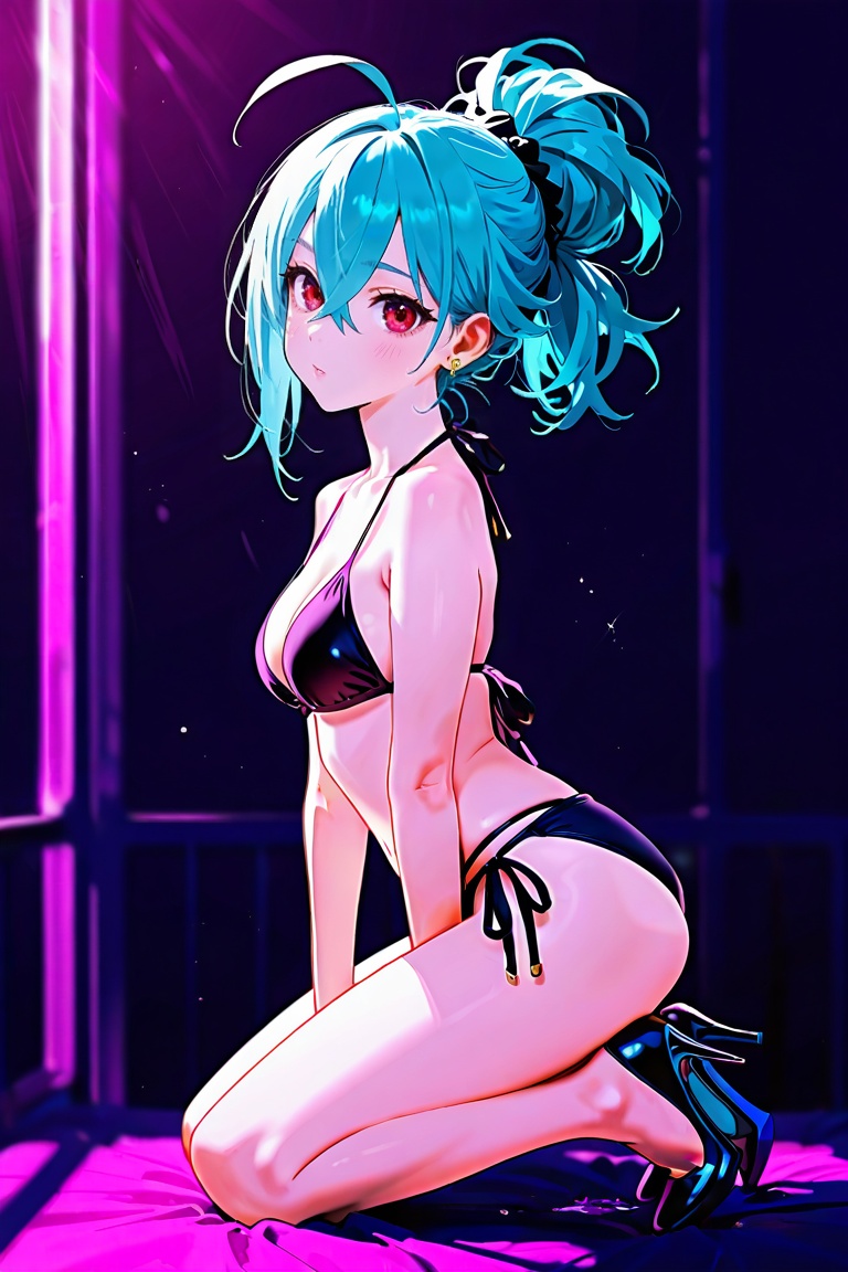 diva_vivi,  ahoge,  bikini on Tensor.Art