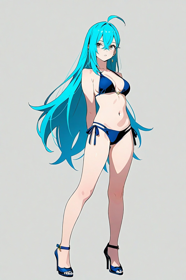 diva_vivi,  ahoge,  bikini on Tensor.Art