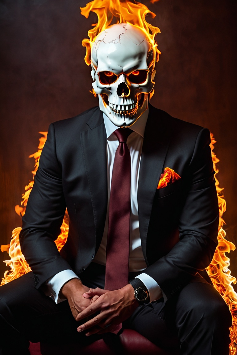 Man ,  wearing a suit ,  white collared shirt and a dark tie on Tensor.Art