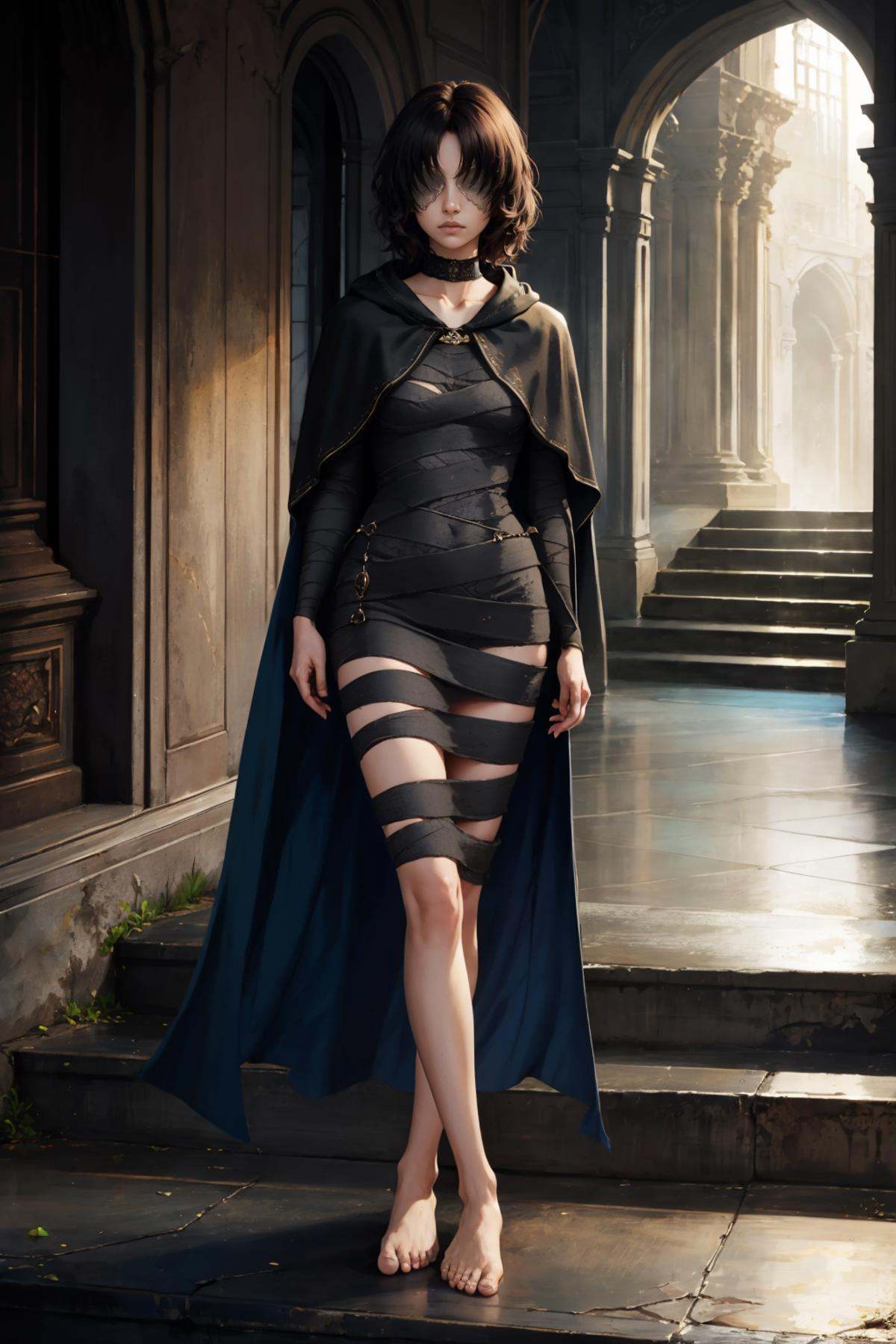 masterpiece,  best quality,  maideninblack on Tensor.Art