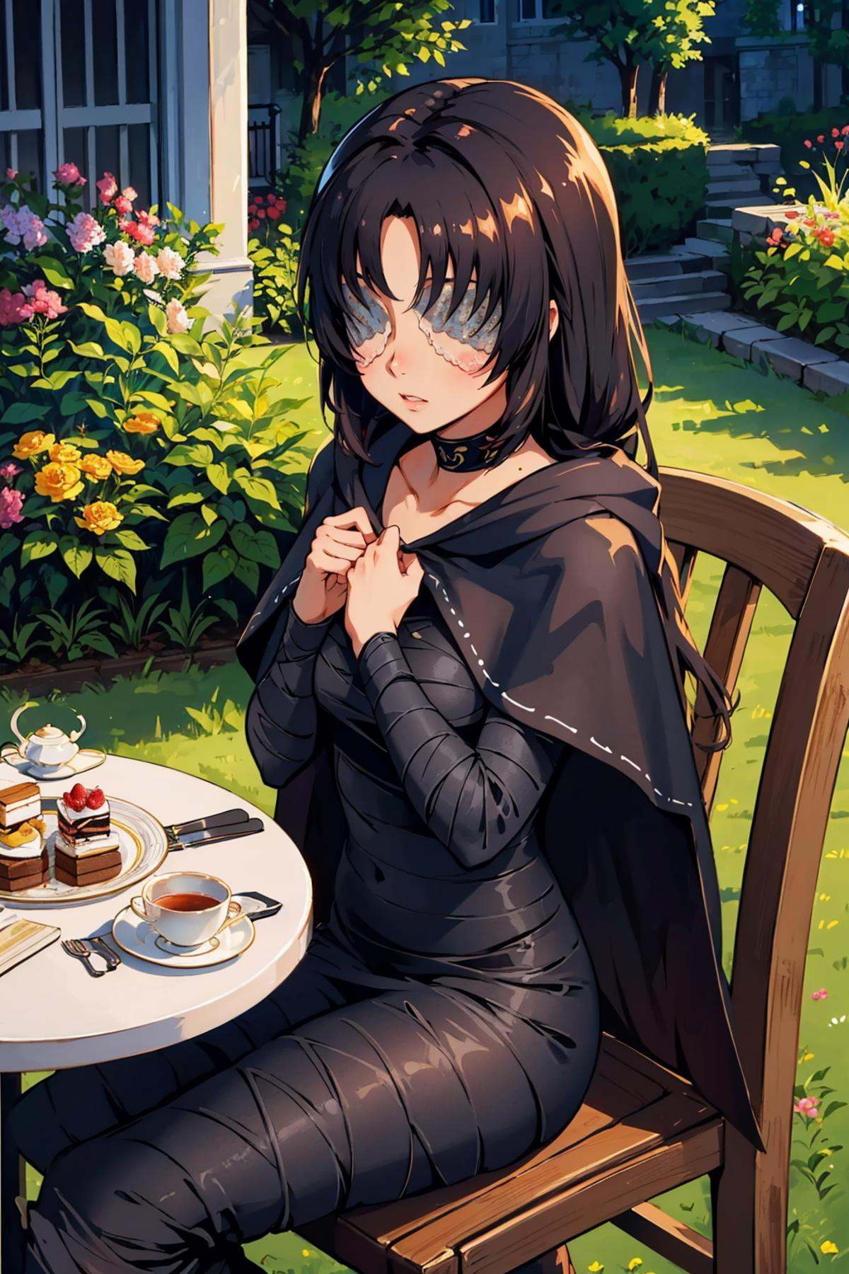 masterpiece,  best quality,  maideninblack on Tensor.Art