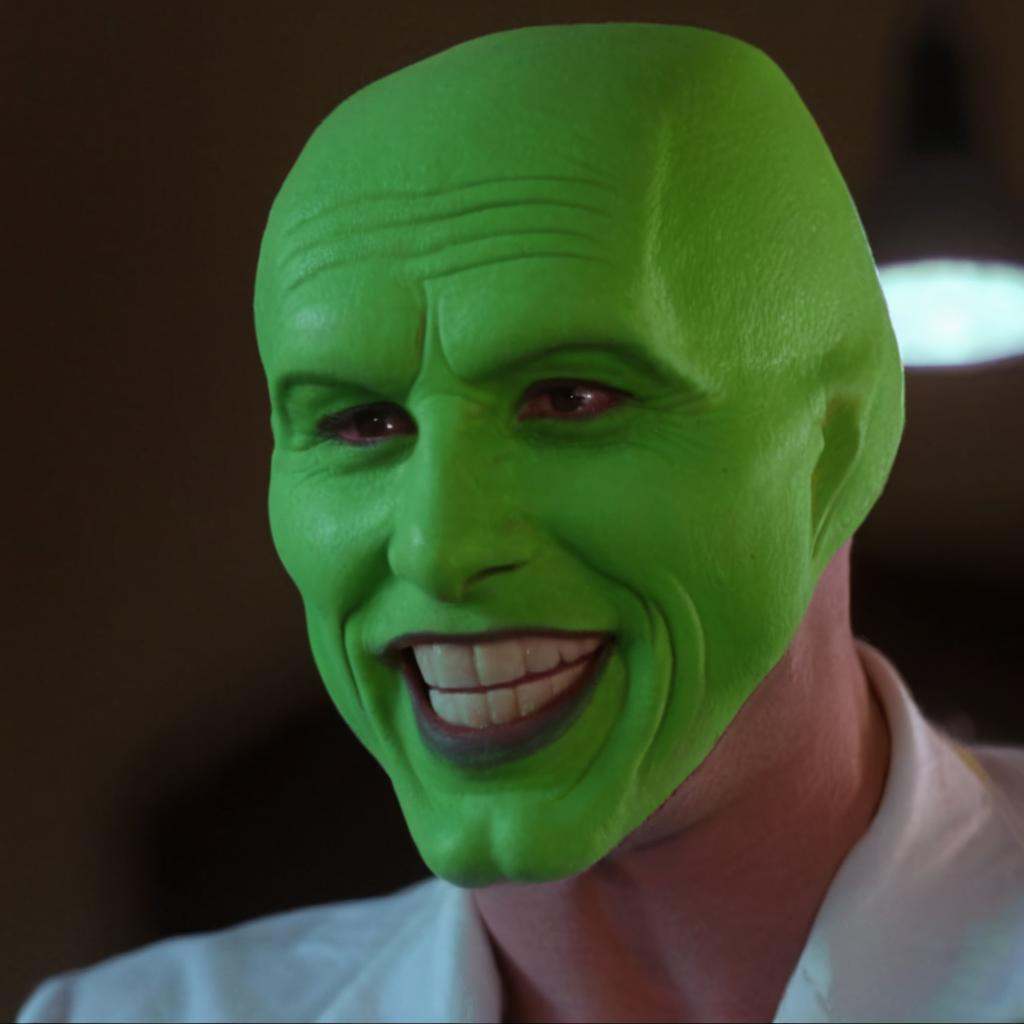 detailed high quality,  a happy enthusiastic humourous bald white attractive handsome man with a (((green head))),  grimac...