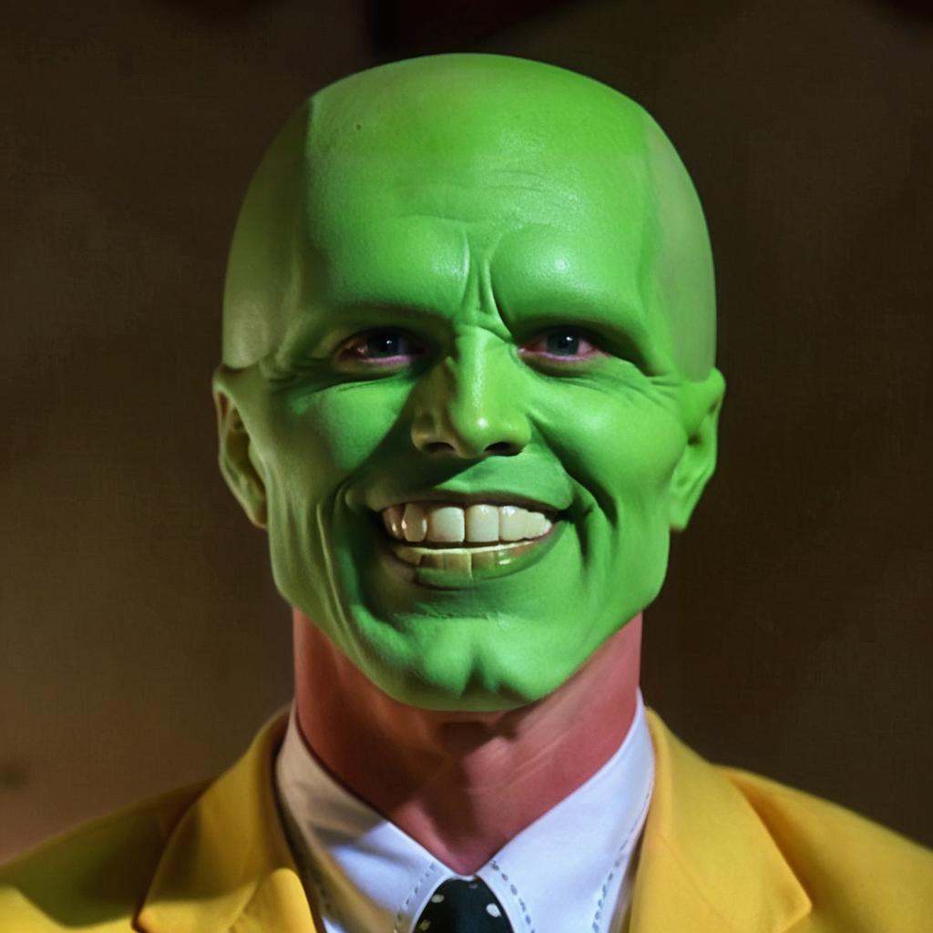 the_mask,  solo photo of a muscular,  charismatic on Tensor.Art