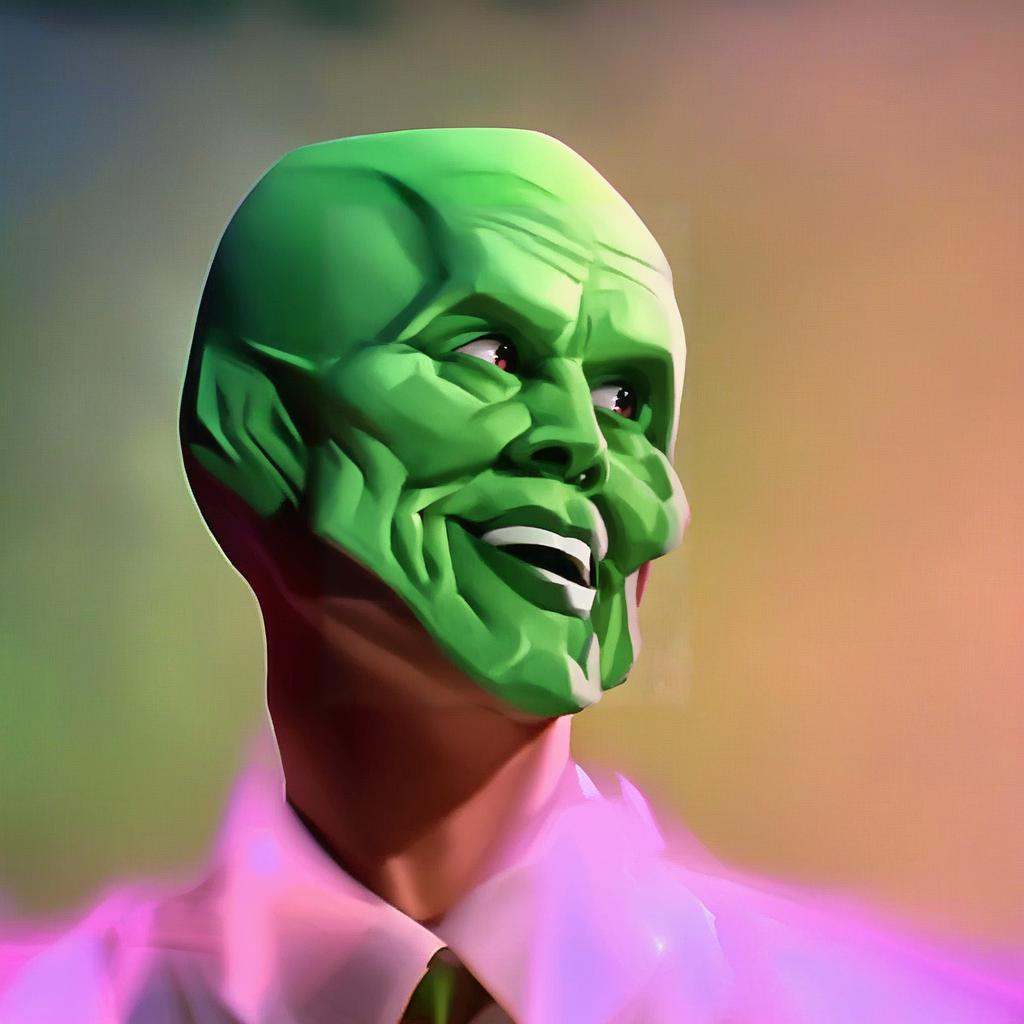 the_mask,  solo photo of a muscular,  charismatic on Tensor.Art