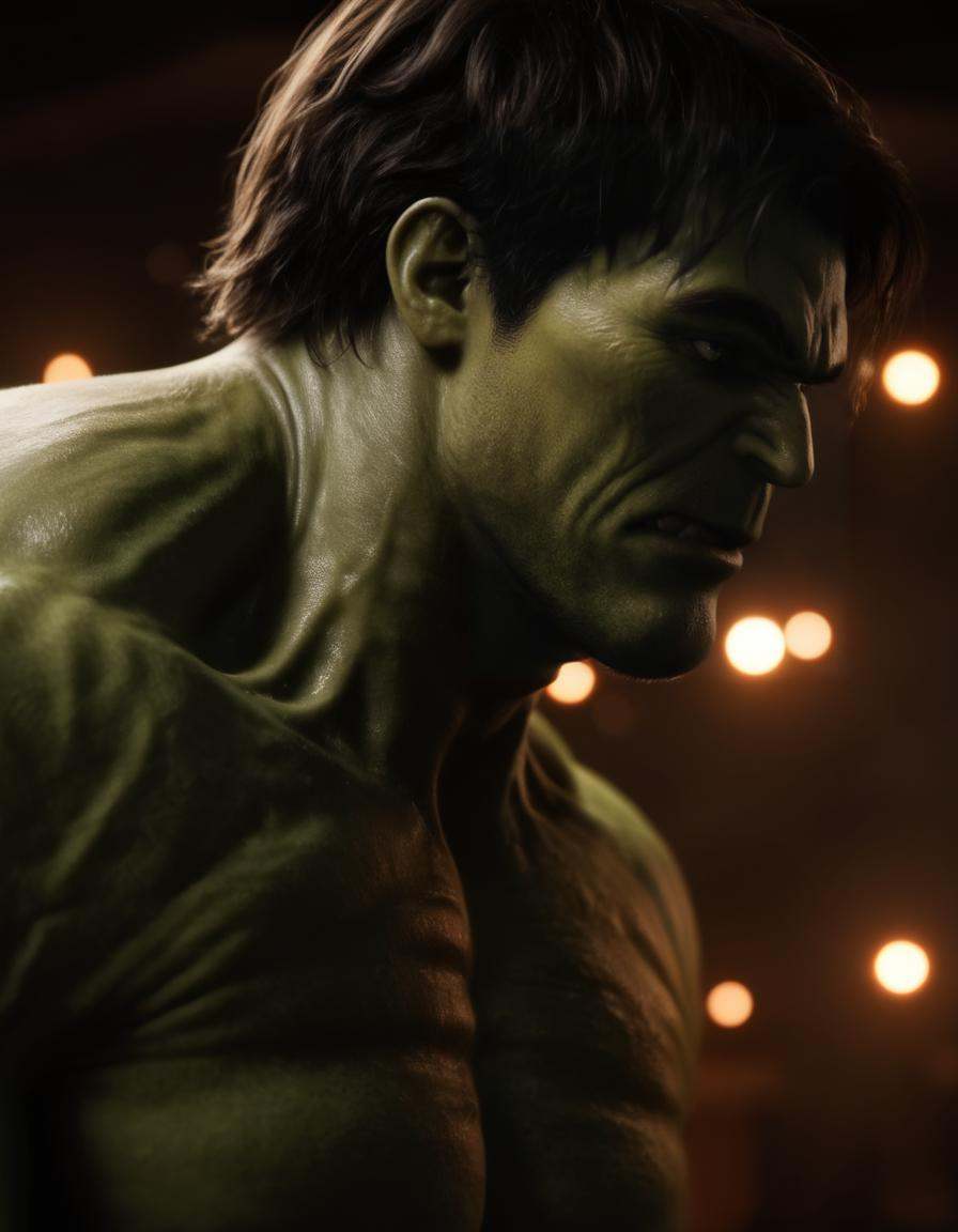 hulk,  man,  extremely detailed on Tensor.Art